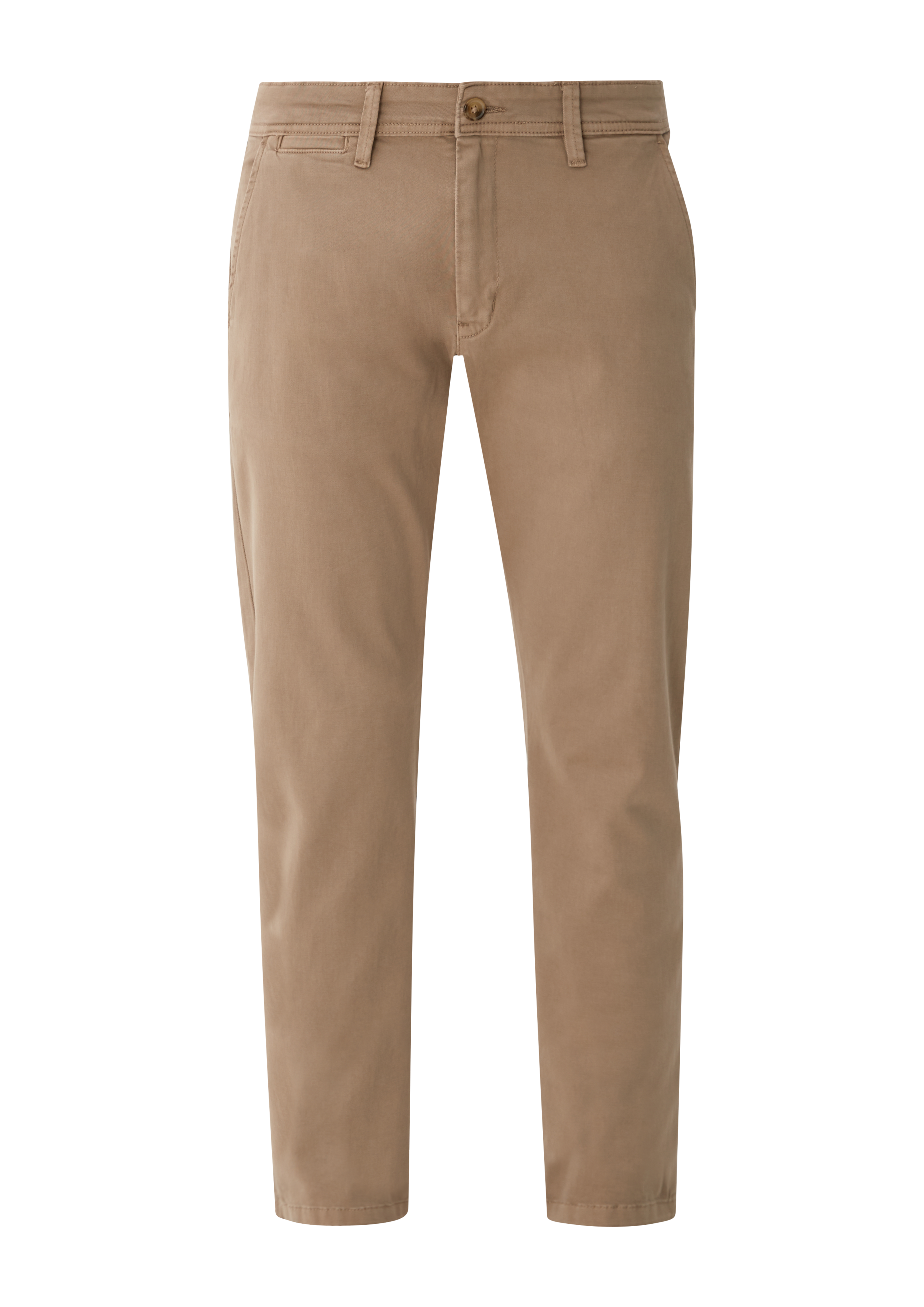 QS - Slim: Basic Chino, Herren, braun