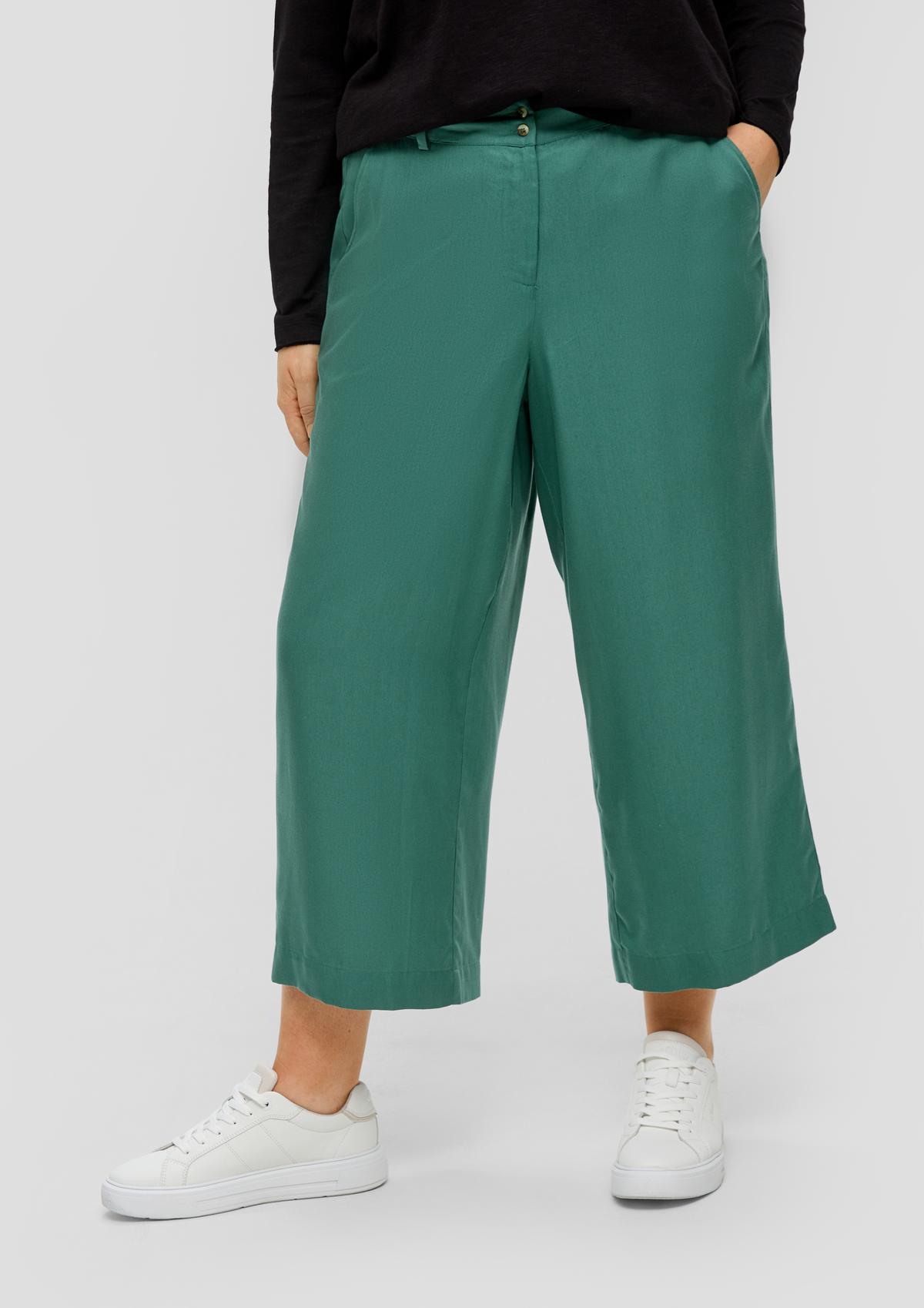 s.Oliver Regular: hlače culotte iz liocela