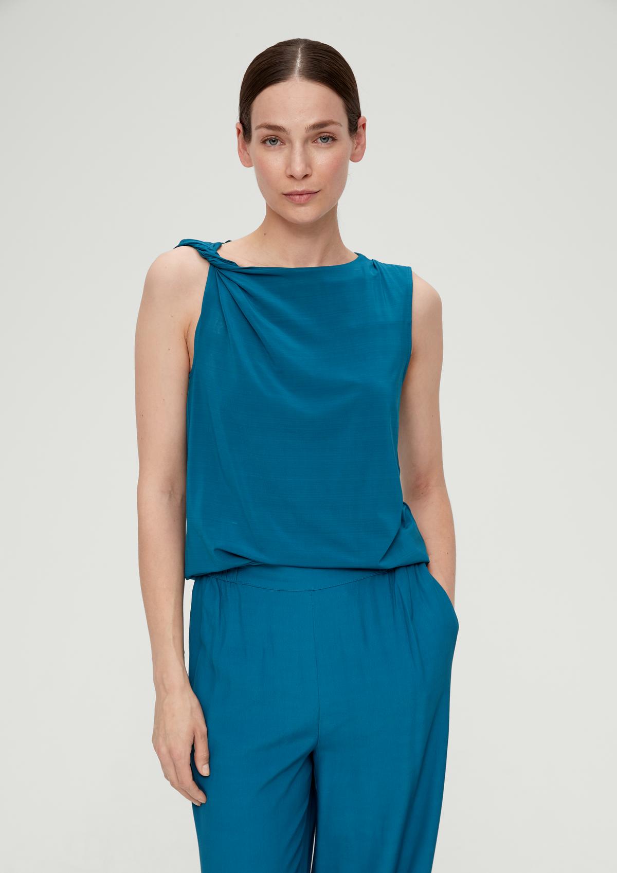 s.Oliver Jersey top with twist detail