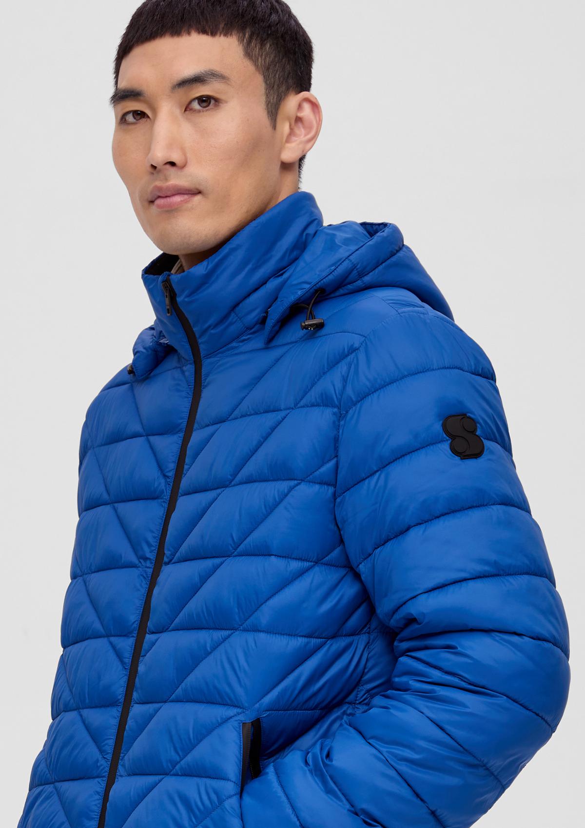 s.Oliver Quilted jacket with contrasting details