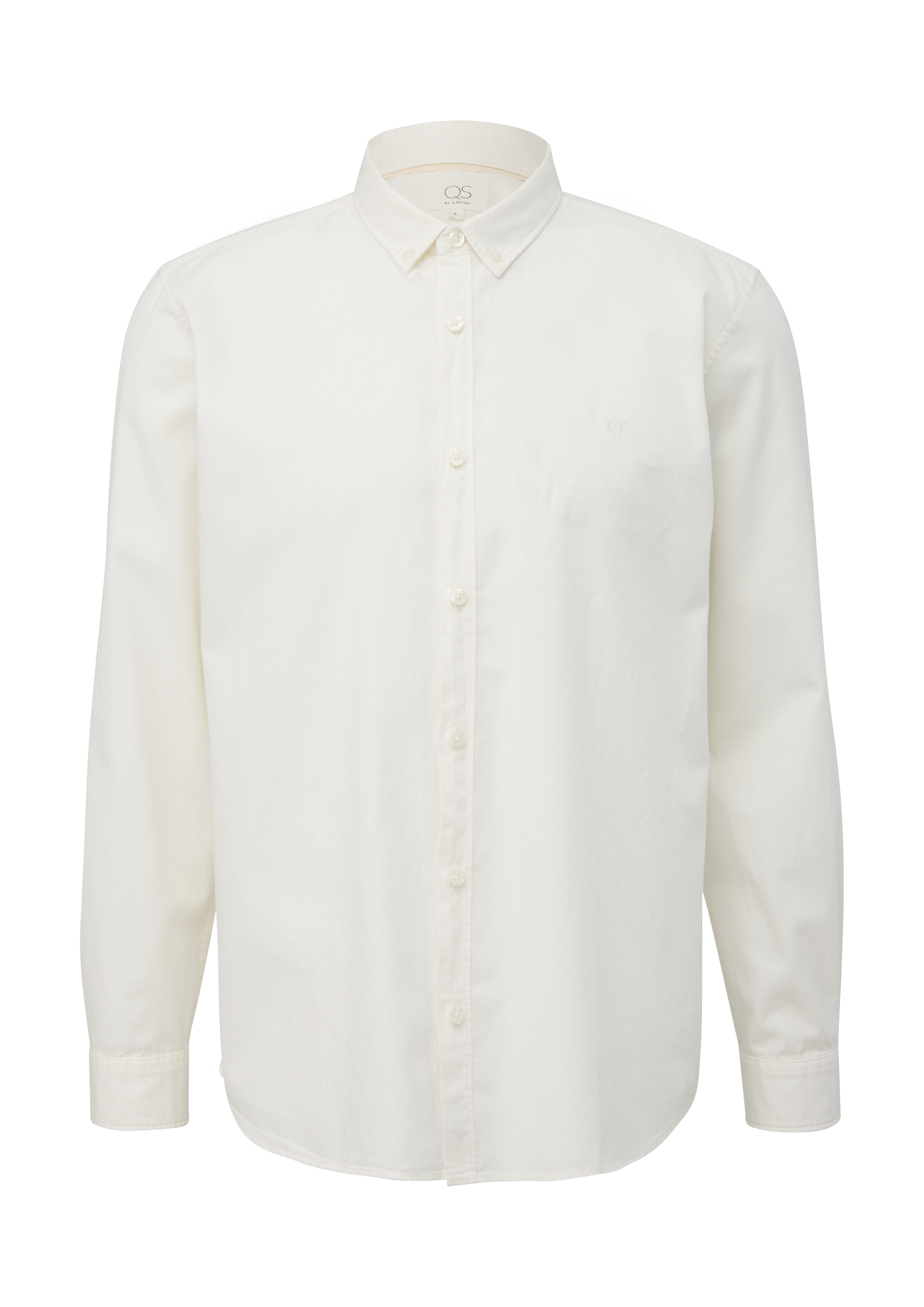 QS - Hemd aus Twill, Herren, weiß