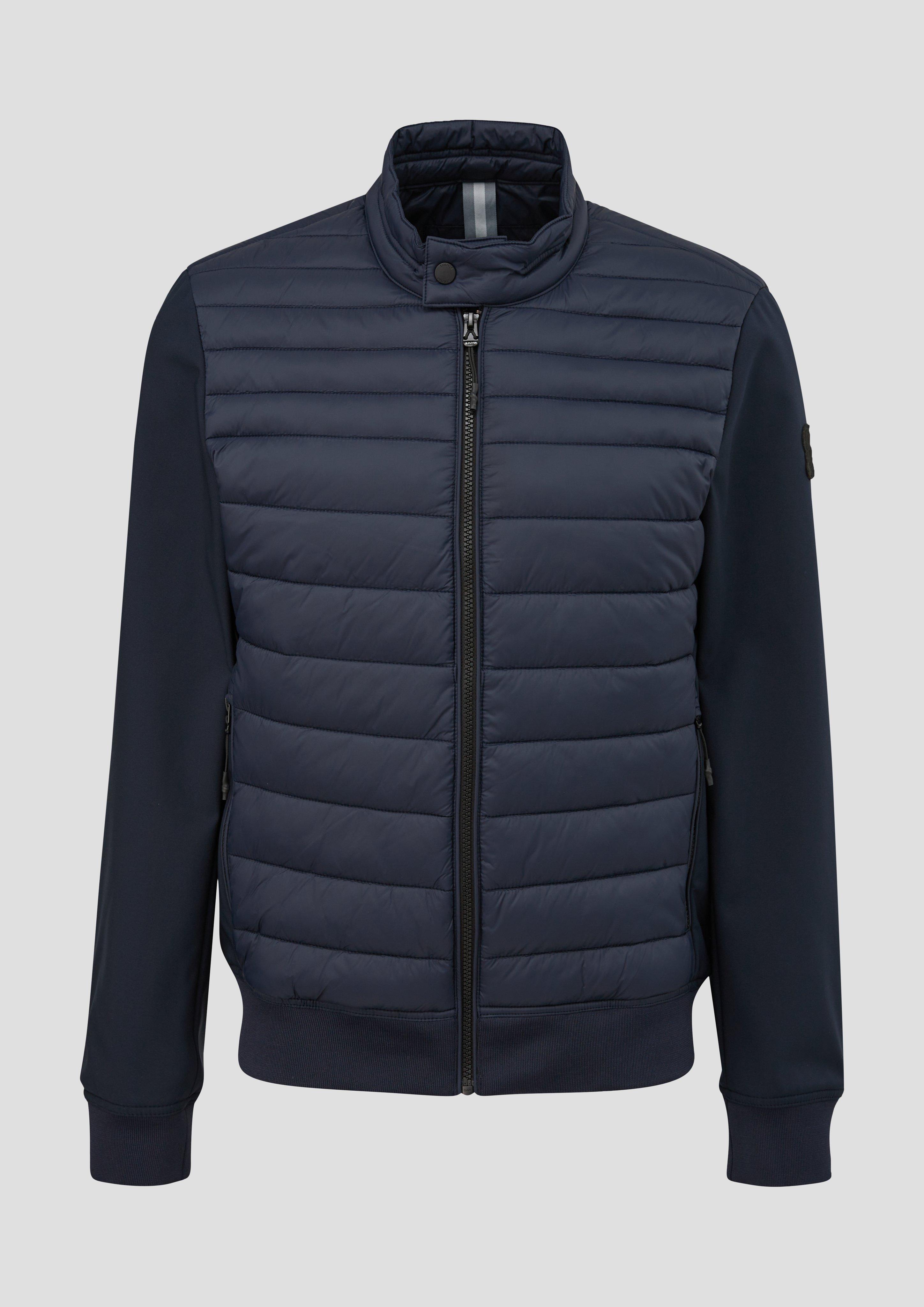 s.Oliver - Softshelljacke im Fabricmix, Herren, blau