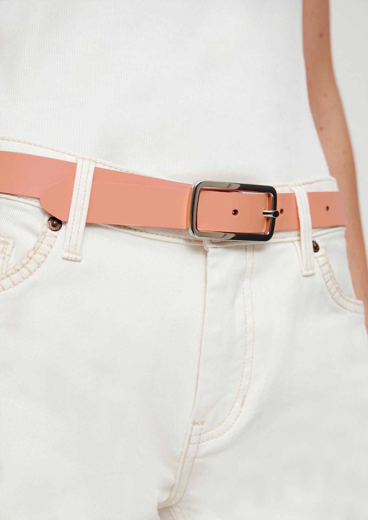 s.Oliver Genuine leather cinch belt