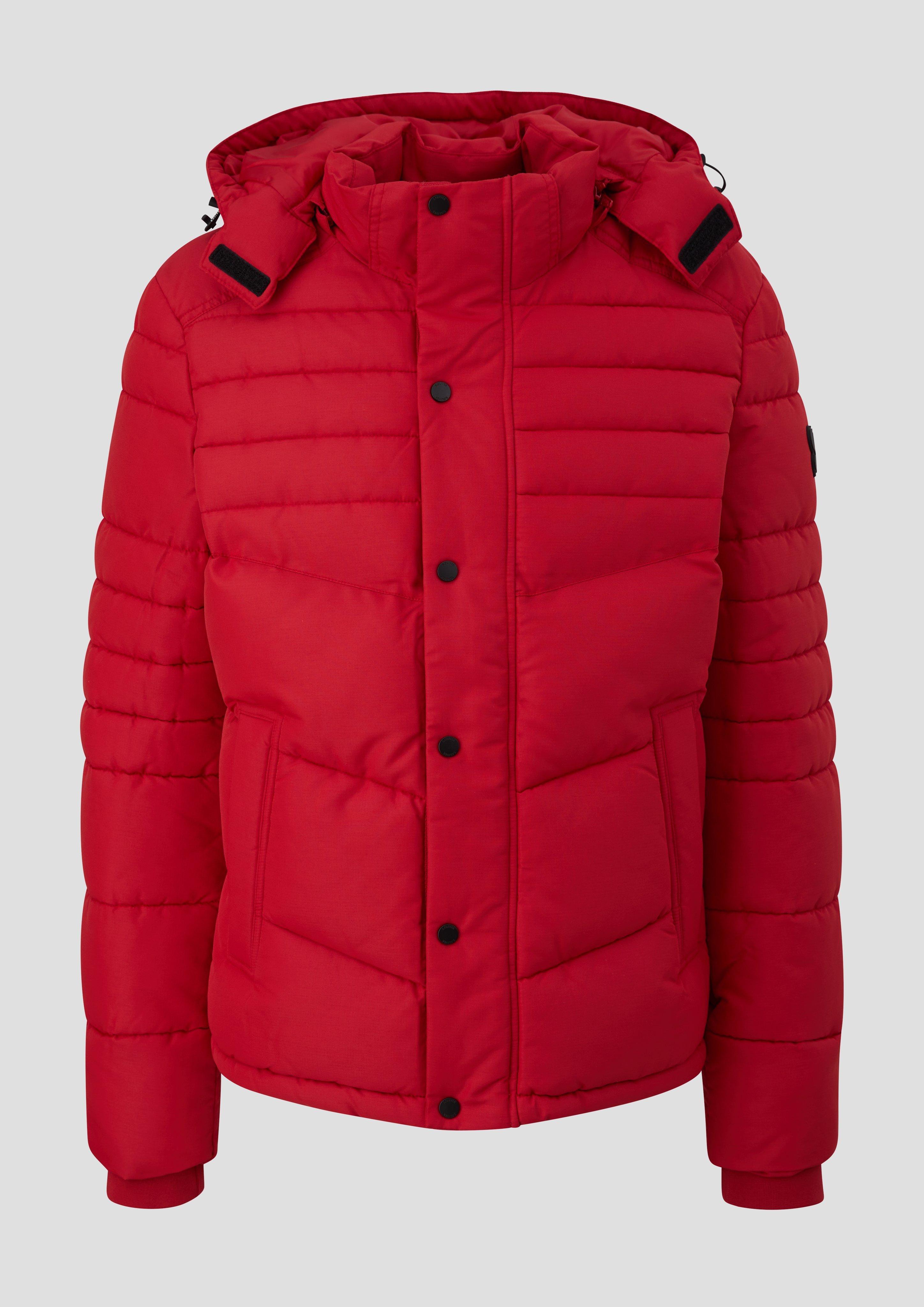 s.Oliver - Steppjacke mit abnehmbarer Kapuze, Herren, rot