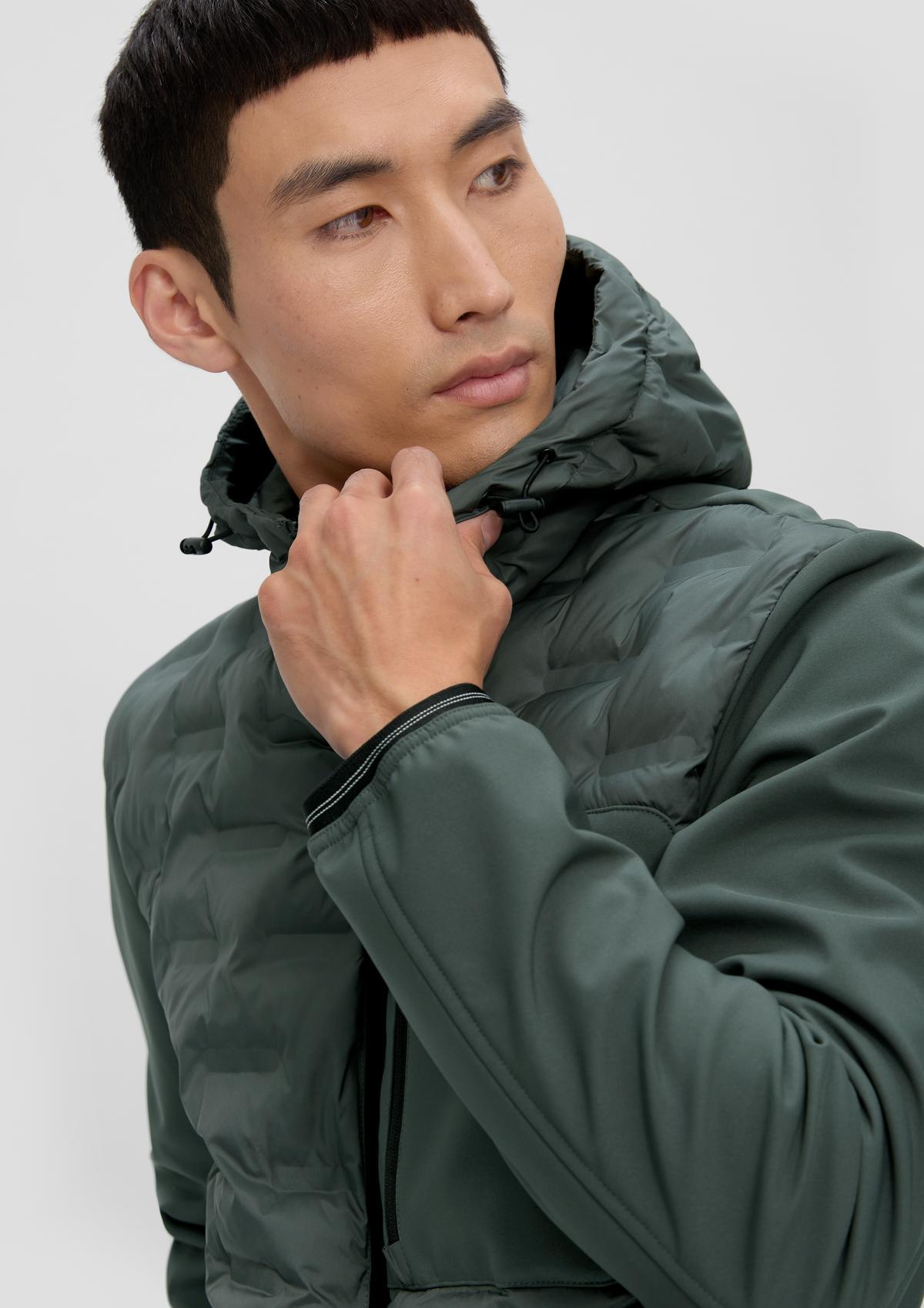 s.Oliver Fabric mix softshell jacket