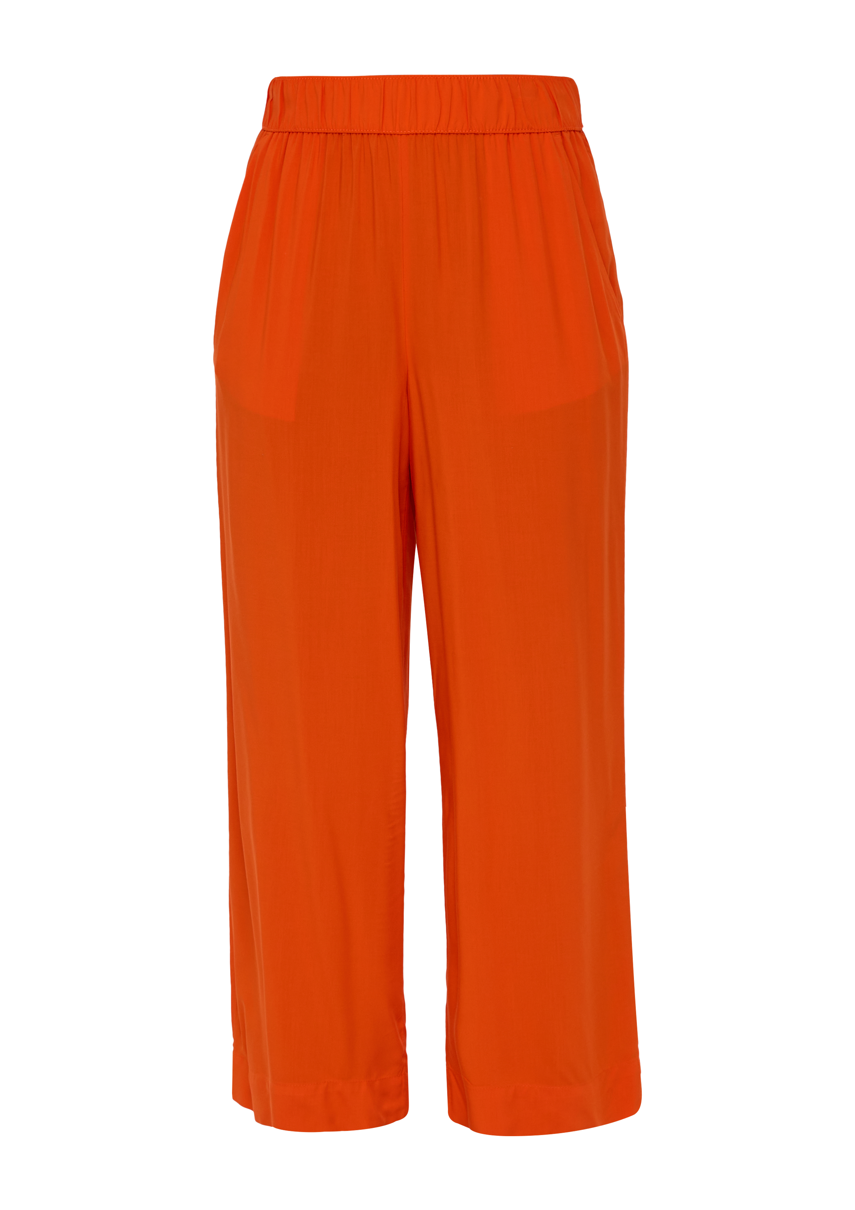 s.Oliver - Relaxed: Hose aus Viskose, Damen, Orange