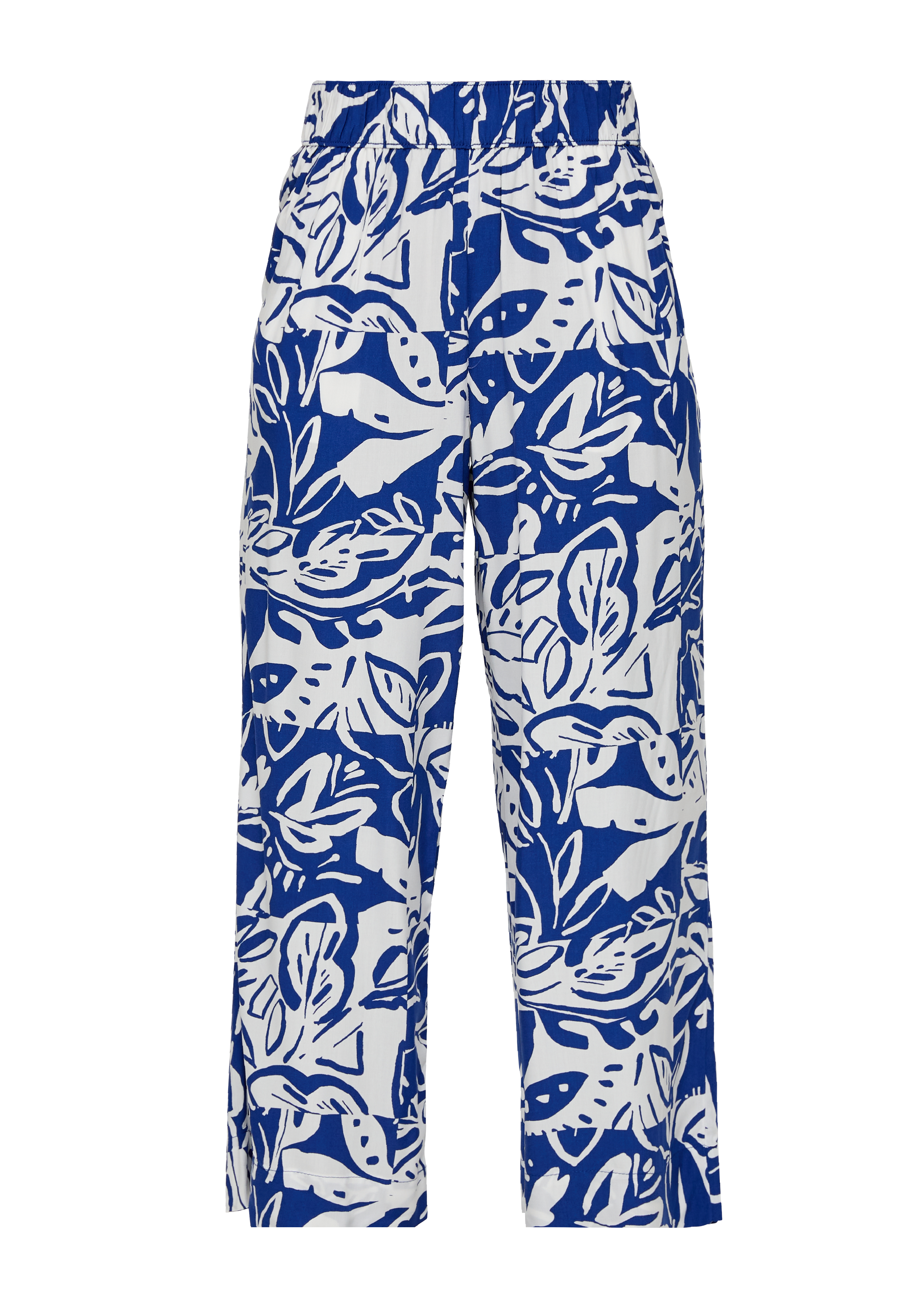 s.Oliver - Relaxed: Hose aus Viskose, Damen, blau