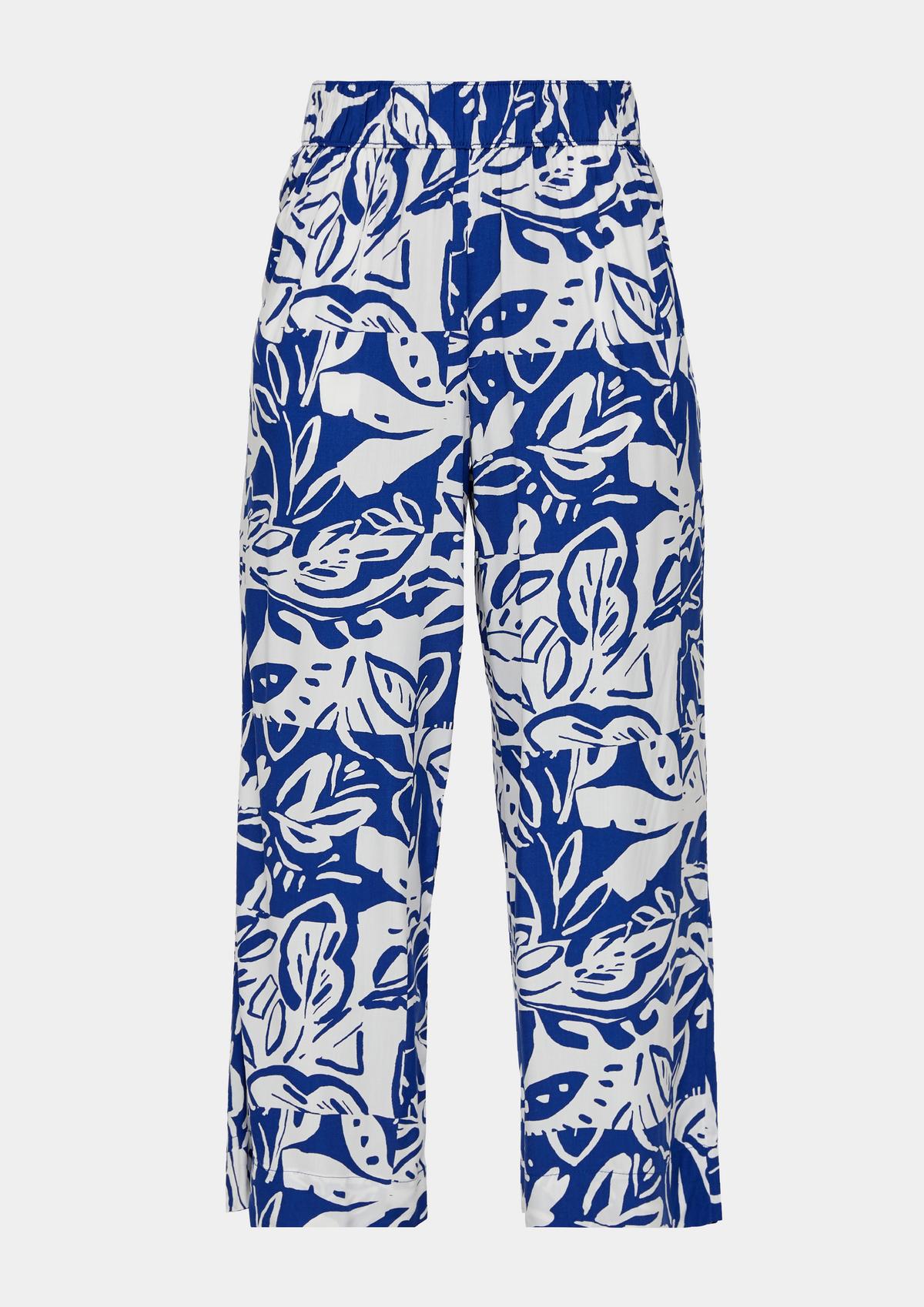 s.Oliver Relaxed fit: viscose trousers