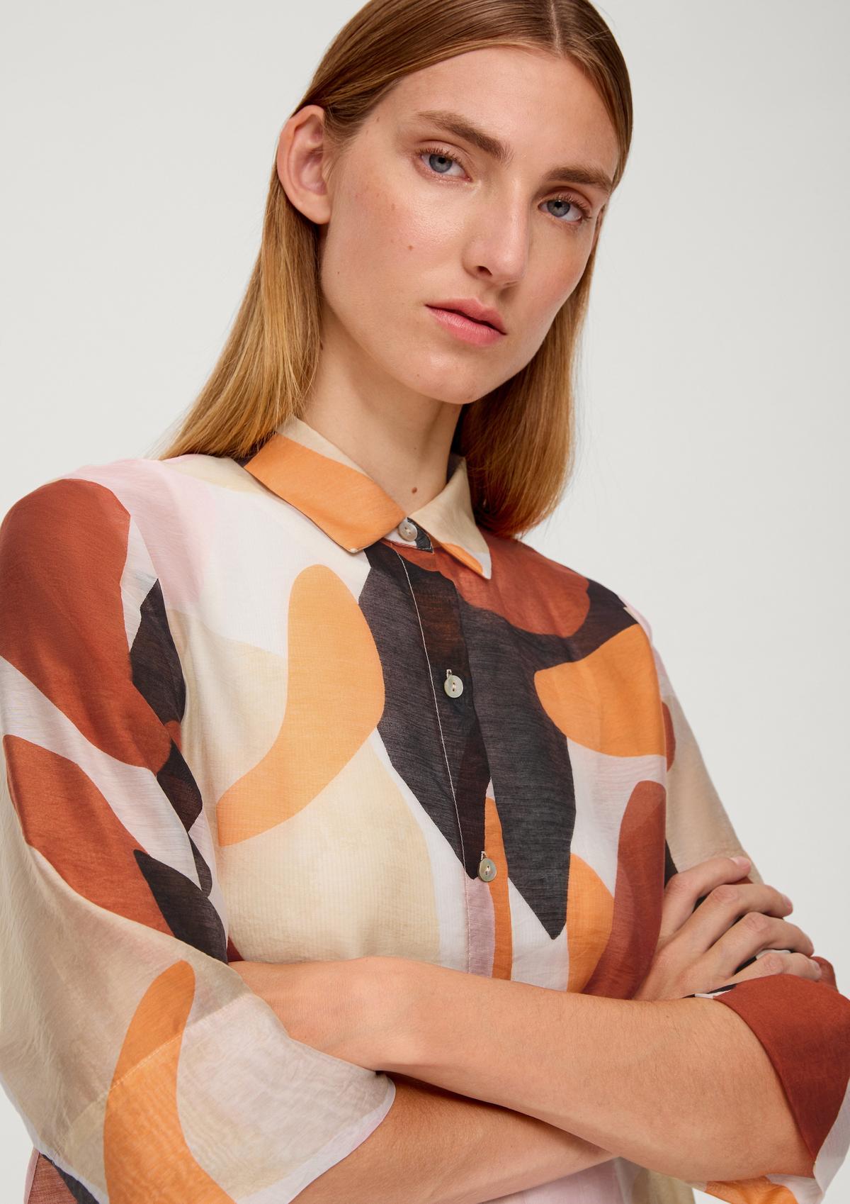 s.Oliver Lyocell blend long blouse