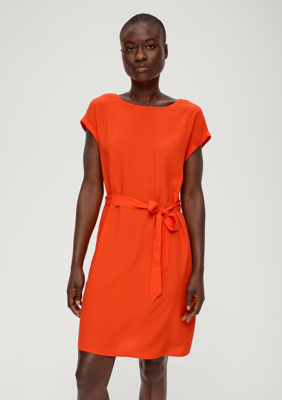 s.Oliver Viscose dress with tie