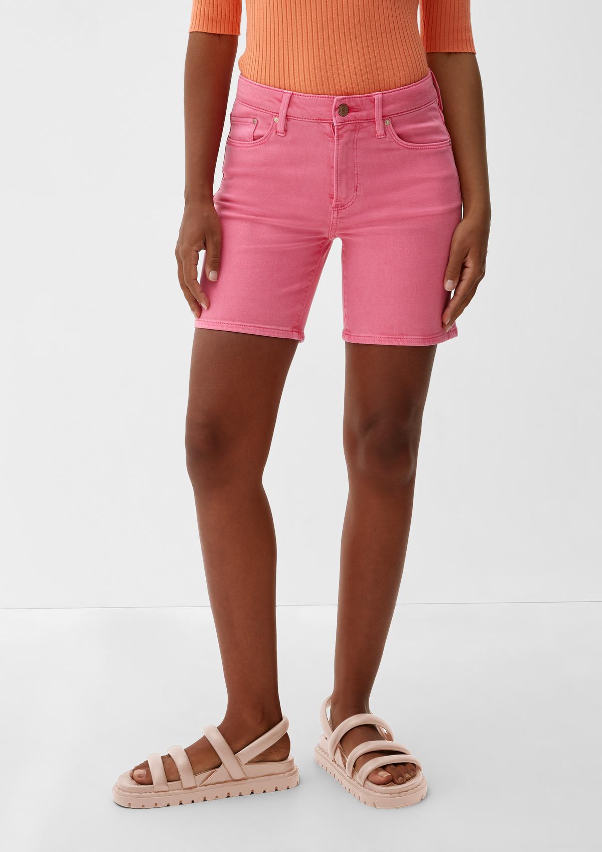 BRAX Shakira Women's Capri Summer Trousers Super Stretch Bermuda Slip 44 XL  Pink