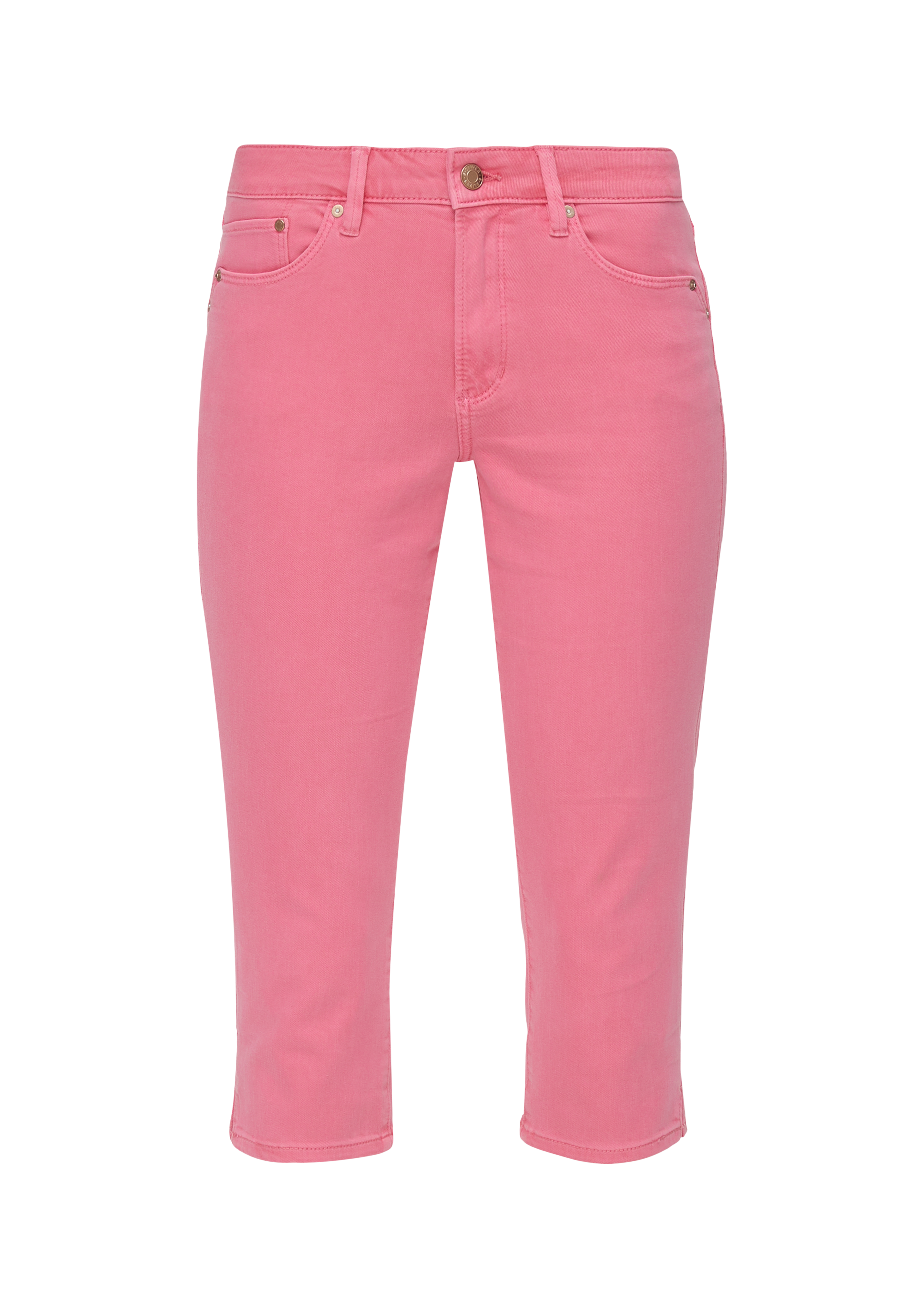 s.Oliver - Ankle-Jeans Betsy / Slim Fit / Mid Rise / Slim Leg, Damen, Rosa