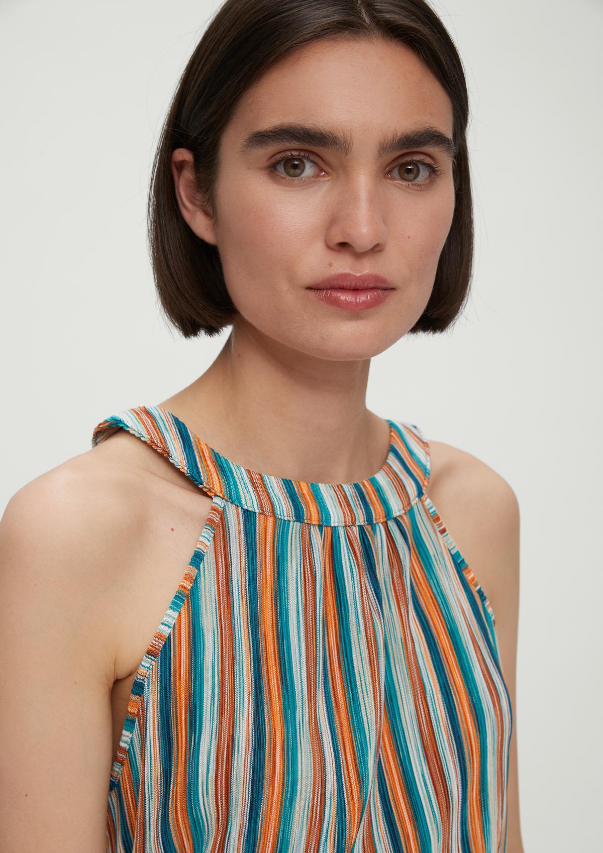 s.Oliver Knitted top with a striped pattern