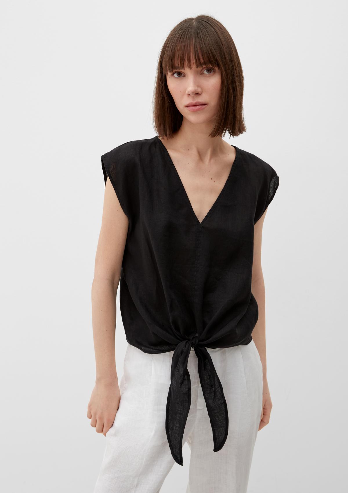 s.Oliver Blouse with a knotted detail