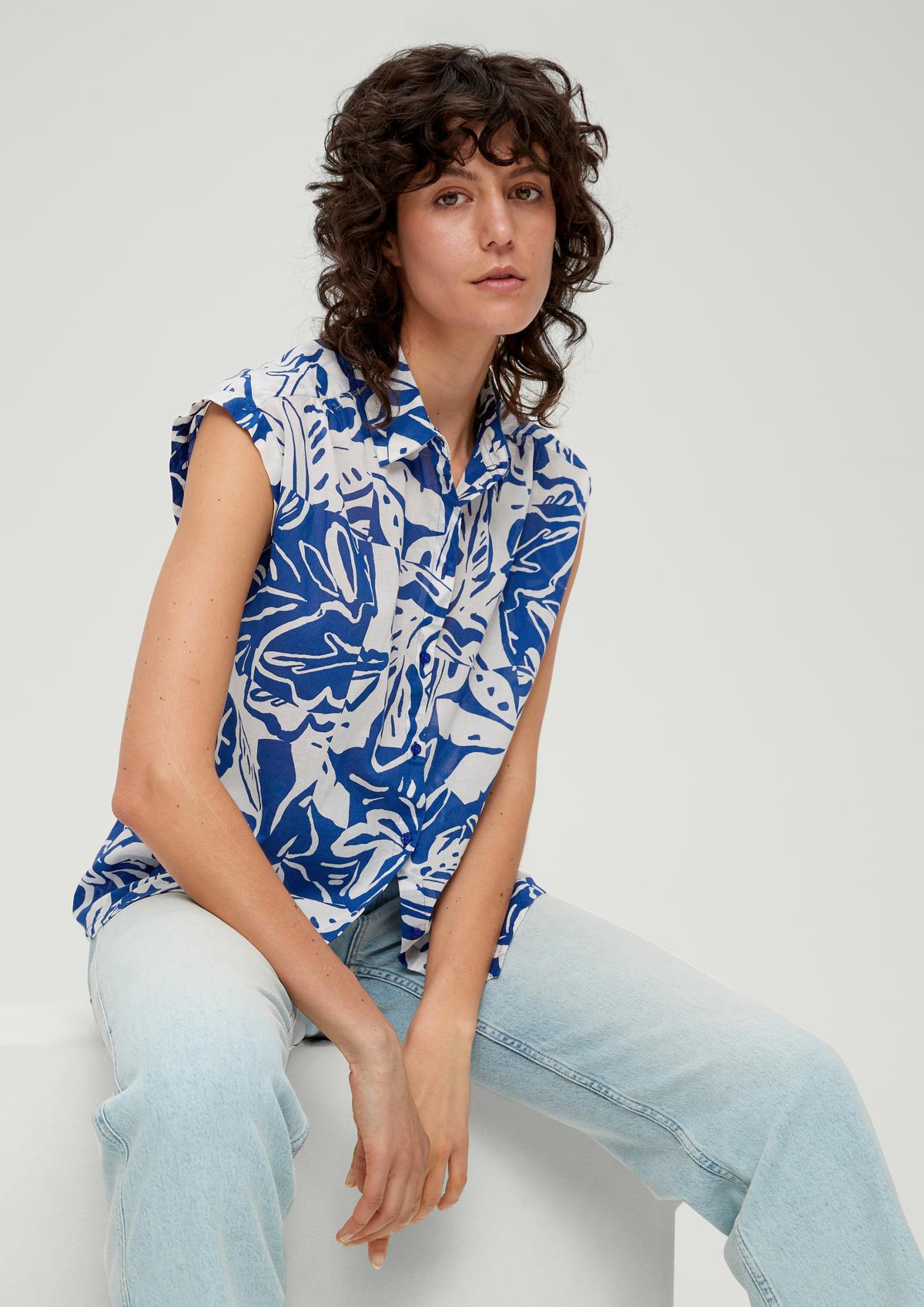 s.Oliver Blouse met print all-over