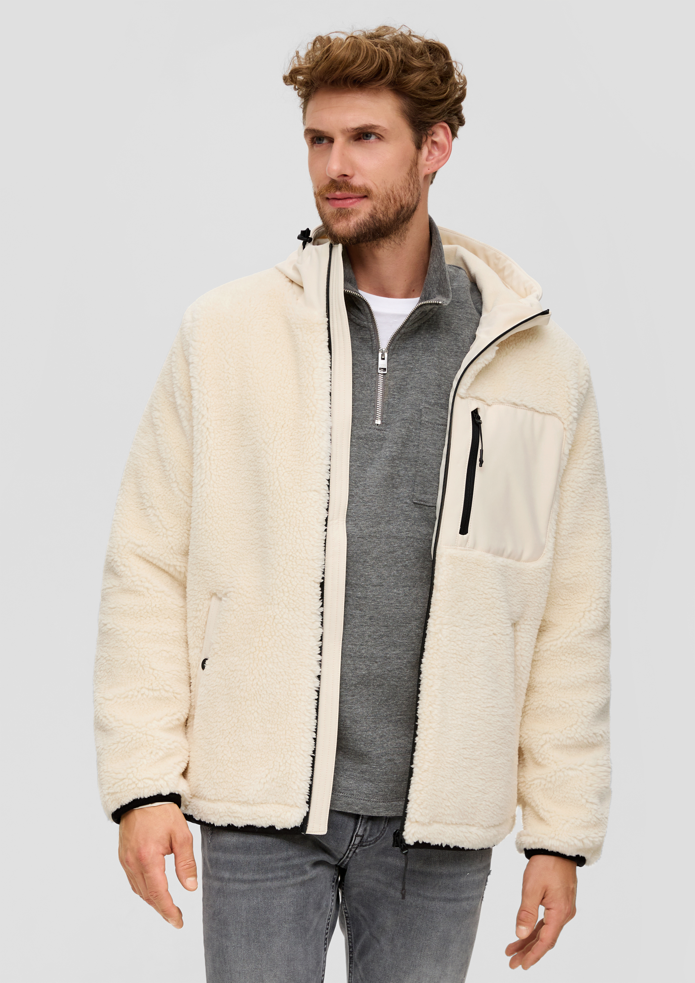 S.Oliver Jacke aus Schaffell-Imitat