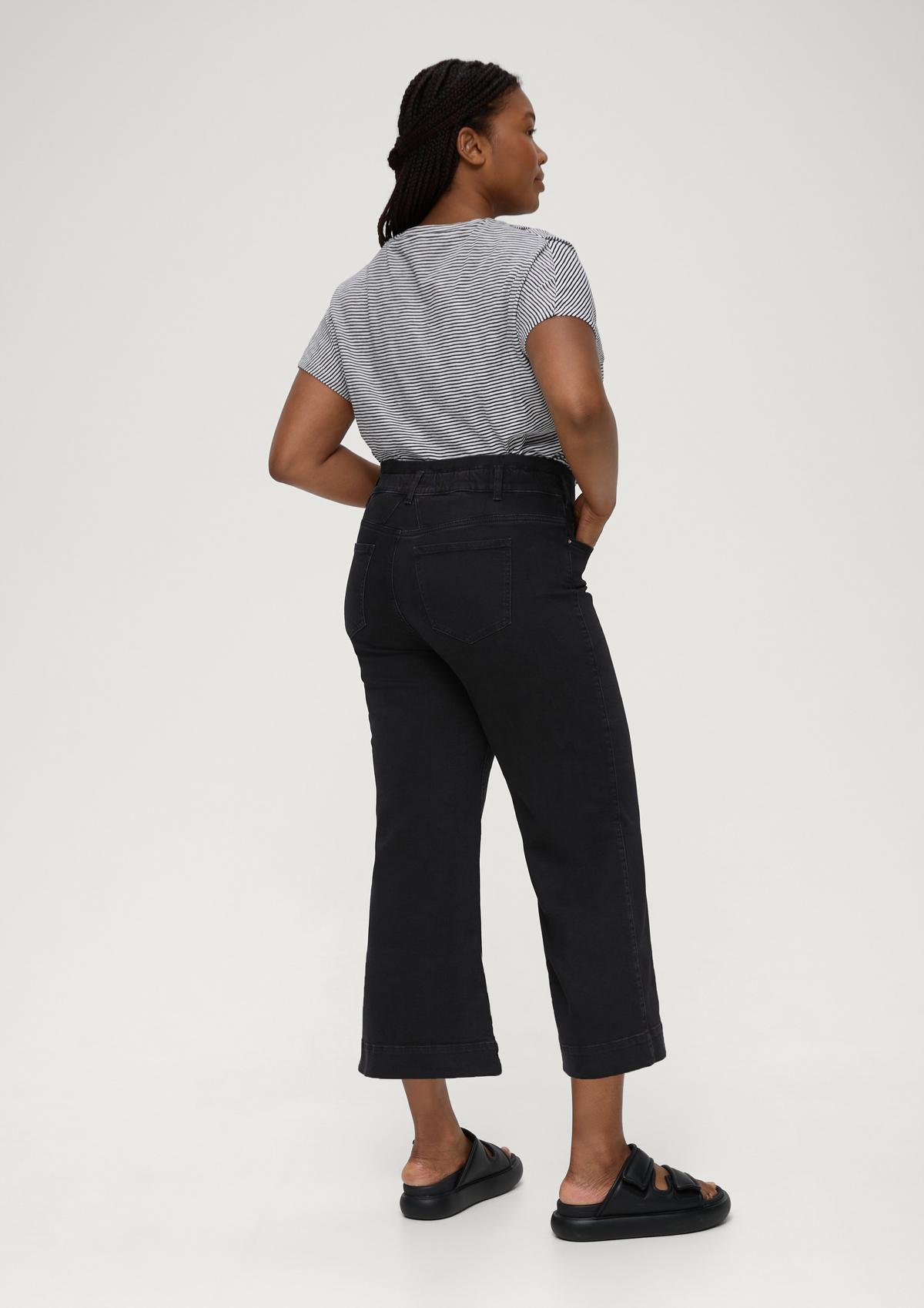 s.Oliver Relaxed fit: culottes with an elasticated waistband