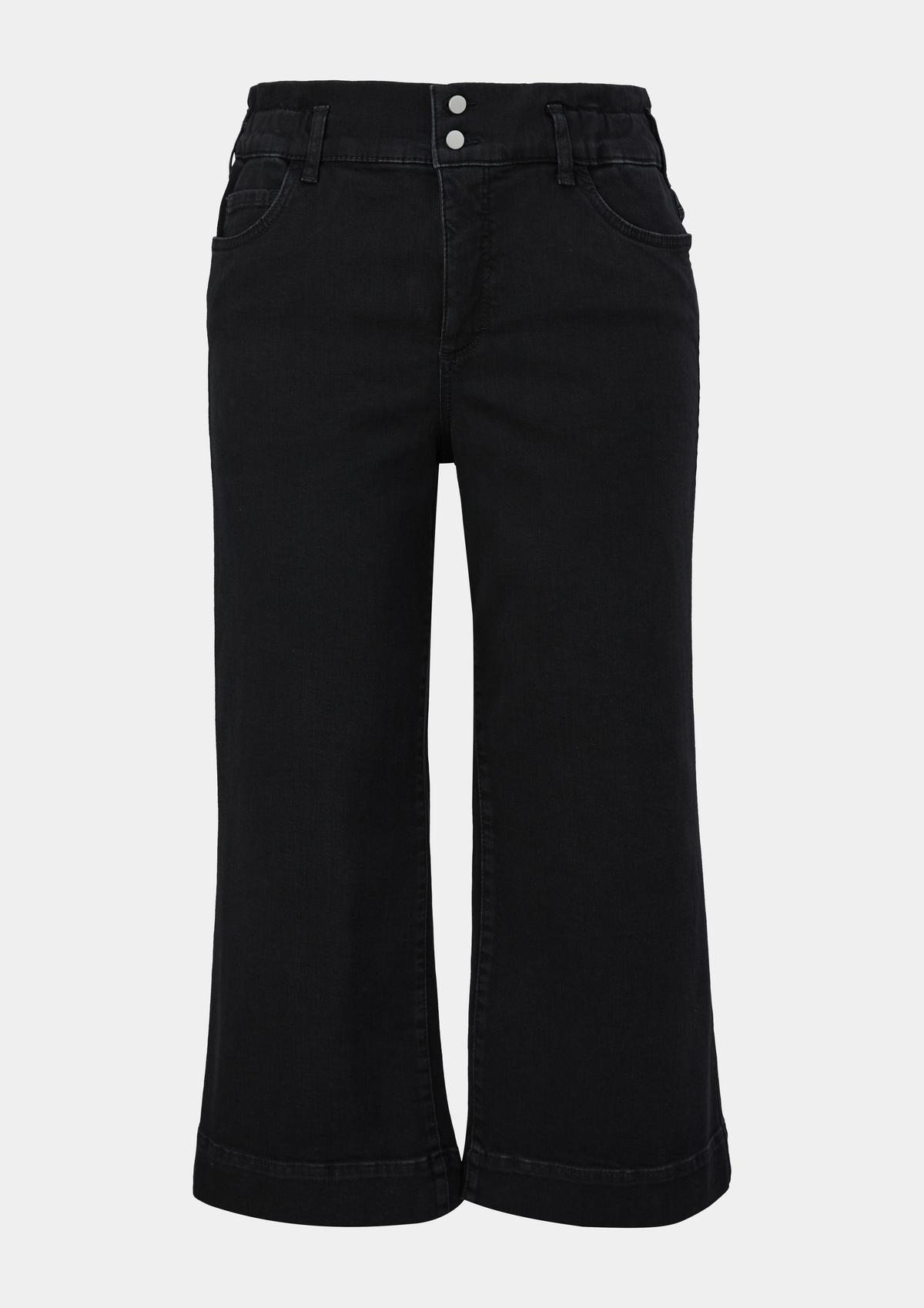 s.Oliver Relaxed: Coulotte hlače s rastezljivim pojasom