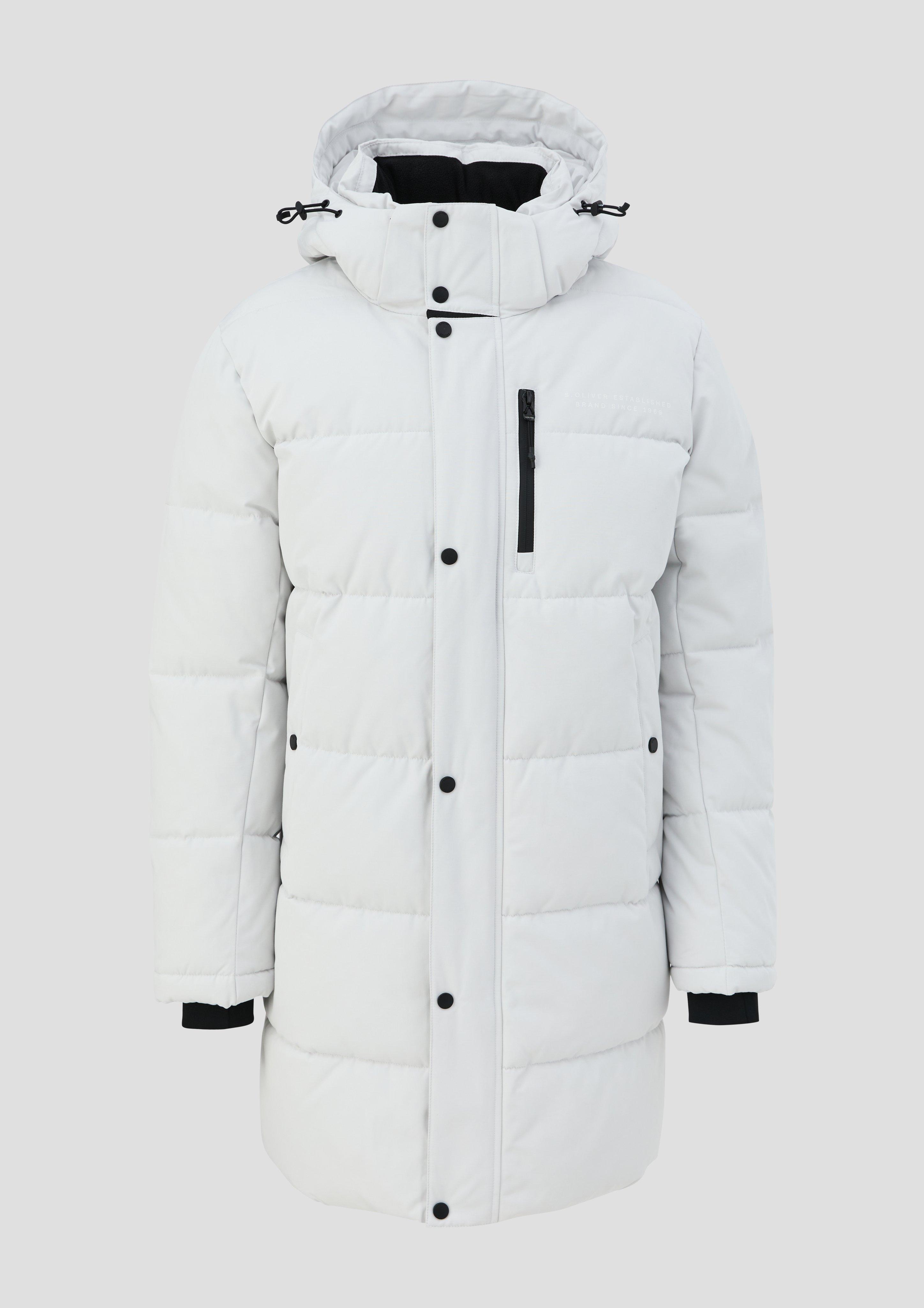 s.Oliver Steppmantel mit Schriftprint