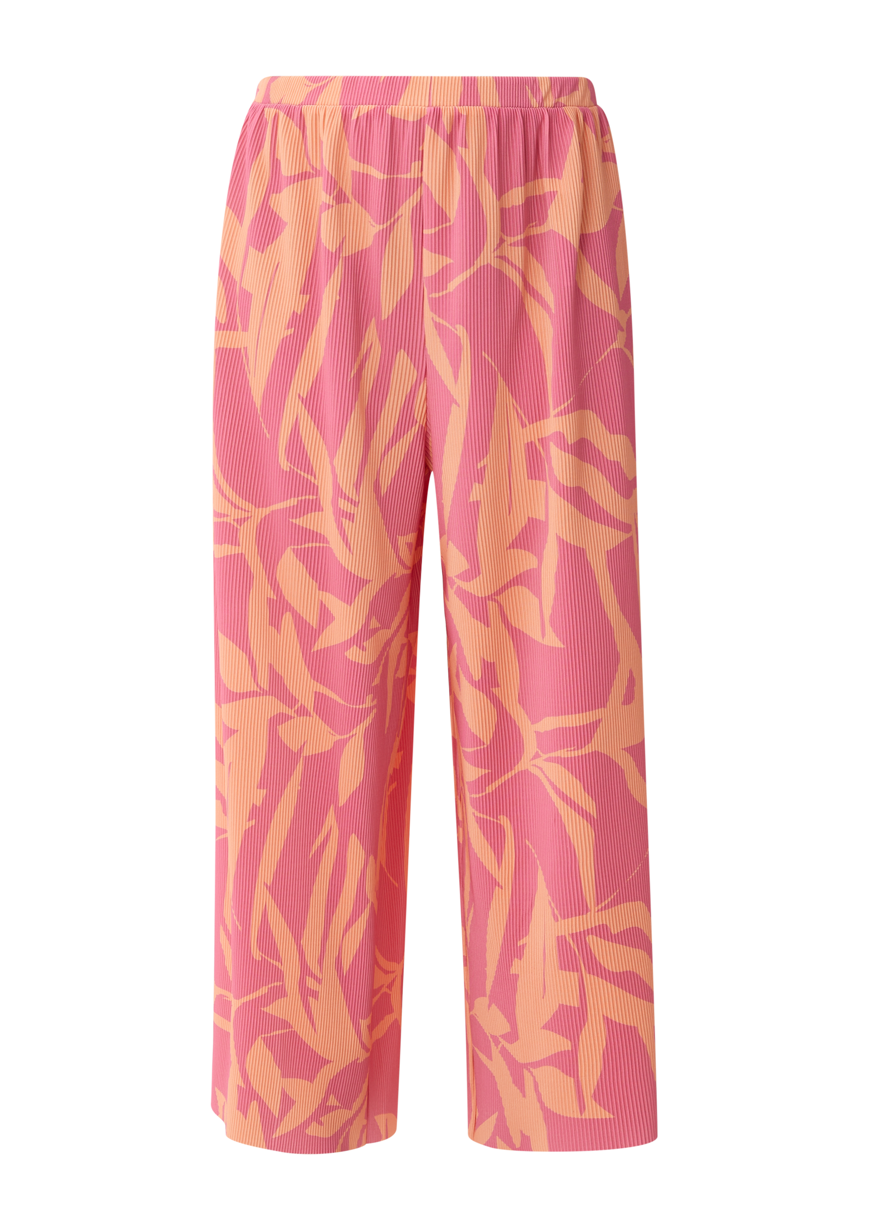 s.Oliver - Culotte mit Plisseéfalten, Damen, orange|pink