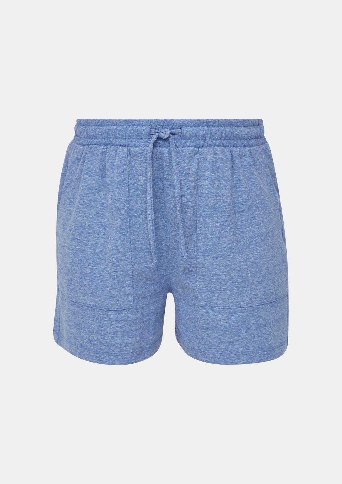s.Oliver Melange shorts in blended cotton