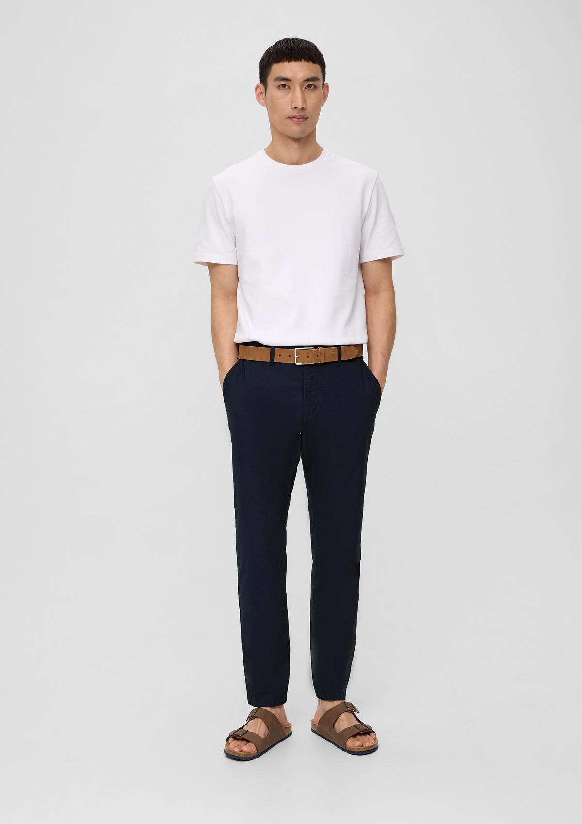 trousers made of stretch cotton