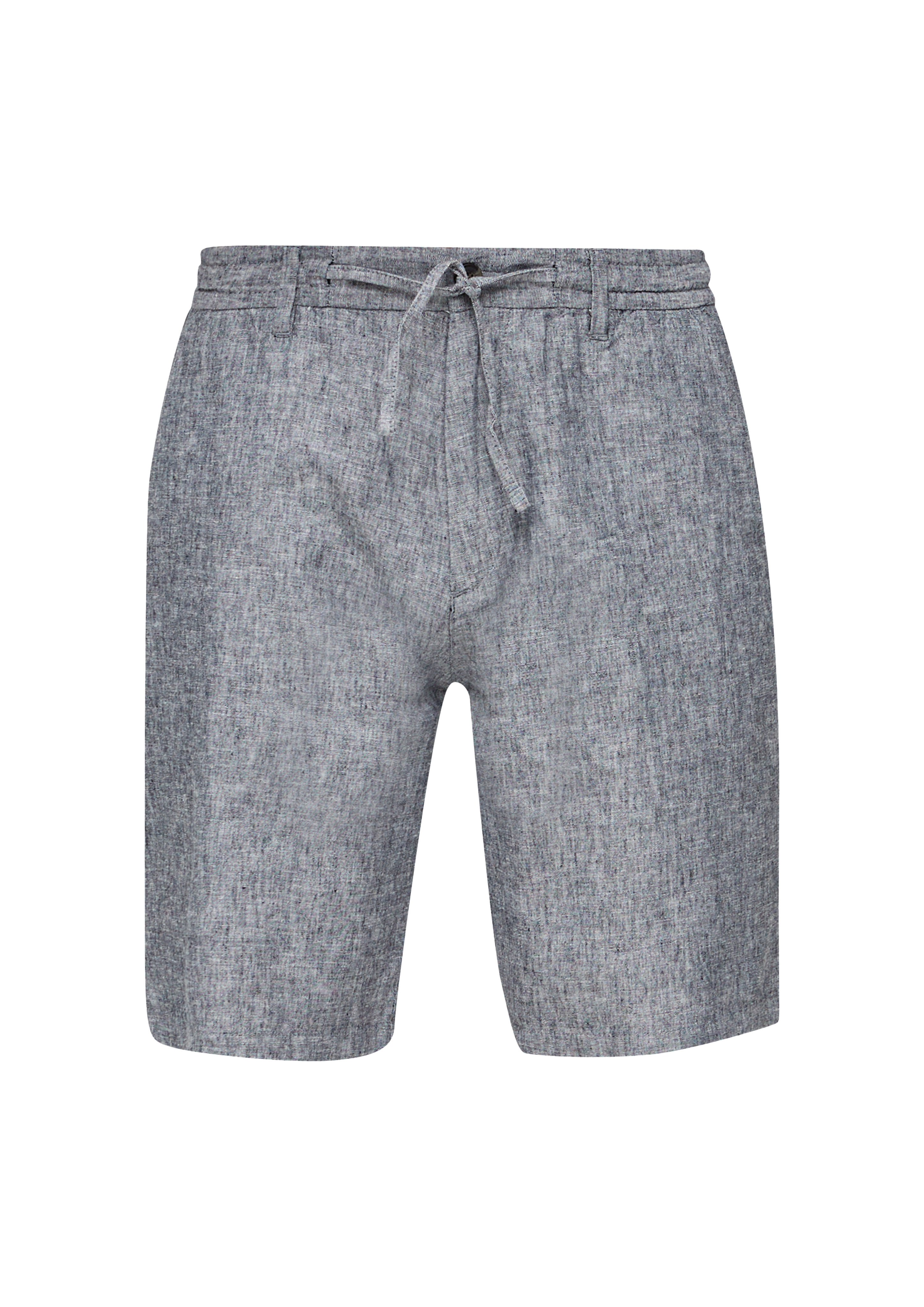 s.Oliver - Detroit: Relaxed fit Shorts aus Leinenmix, Herren, blau