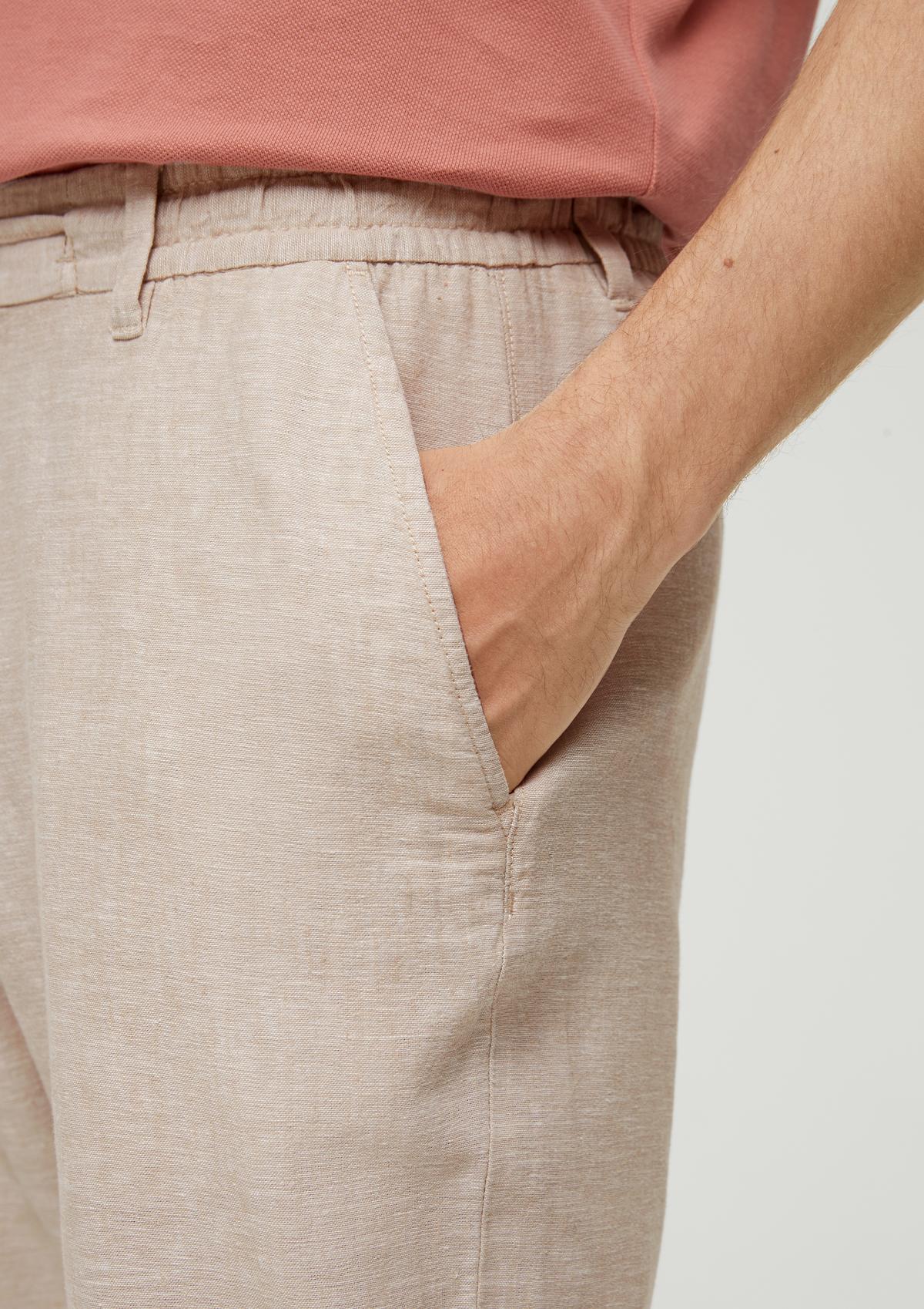 s.Oliver Relaxed: joggingové kalhoty ze směsi se lnem