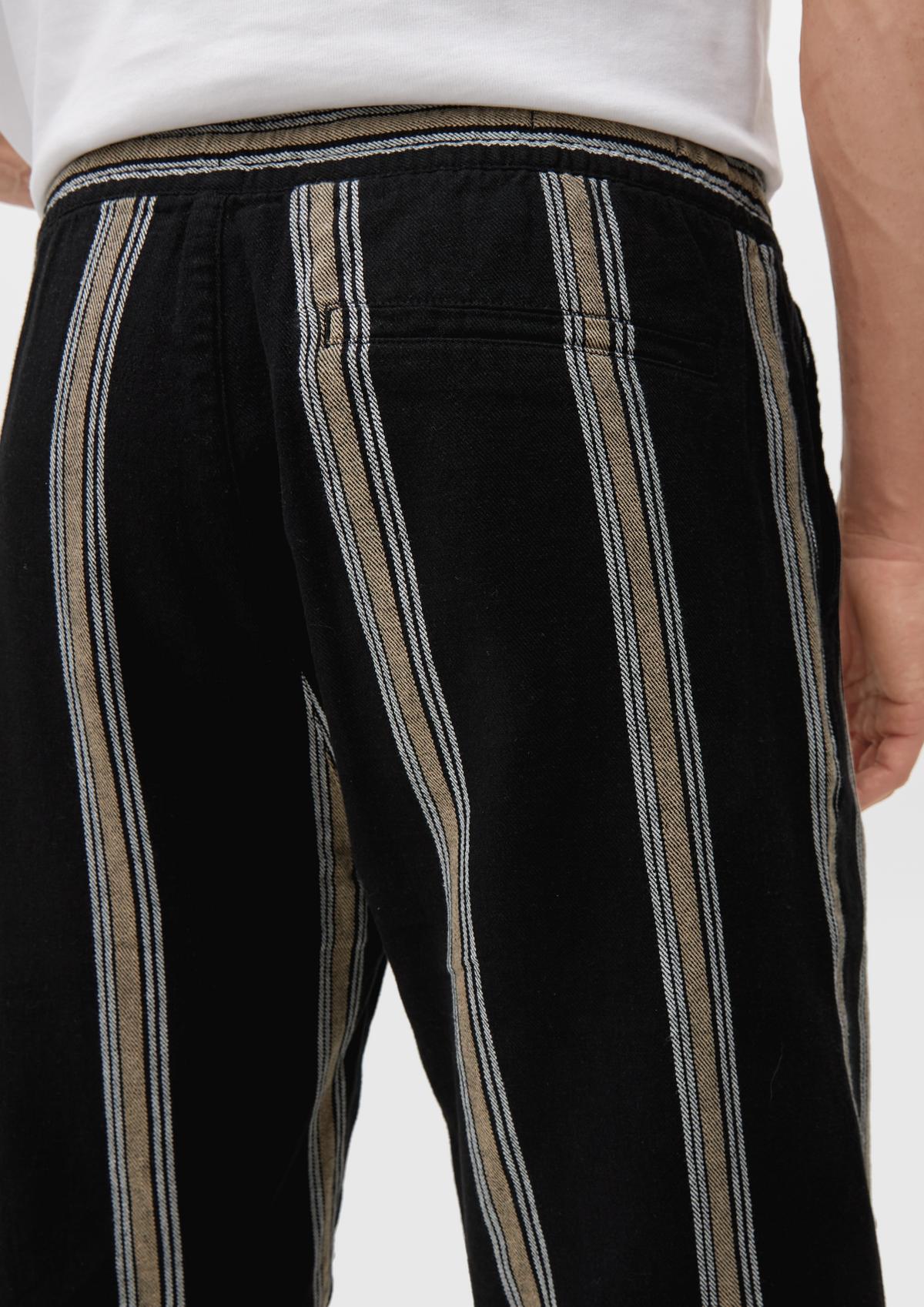 s.Oliver Relaxed fit: Striped Bermudas