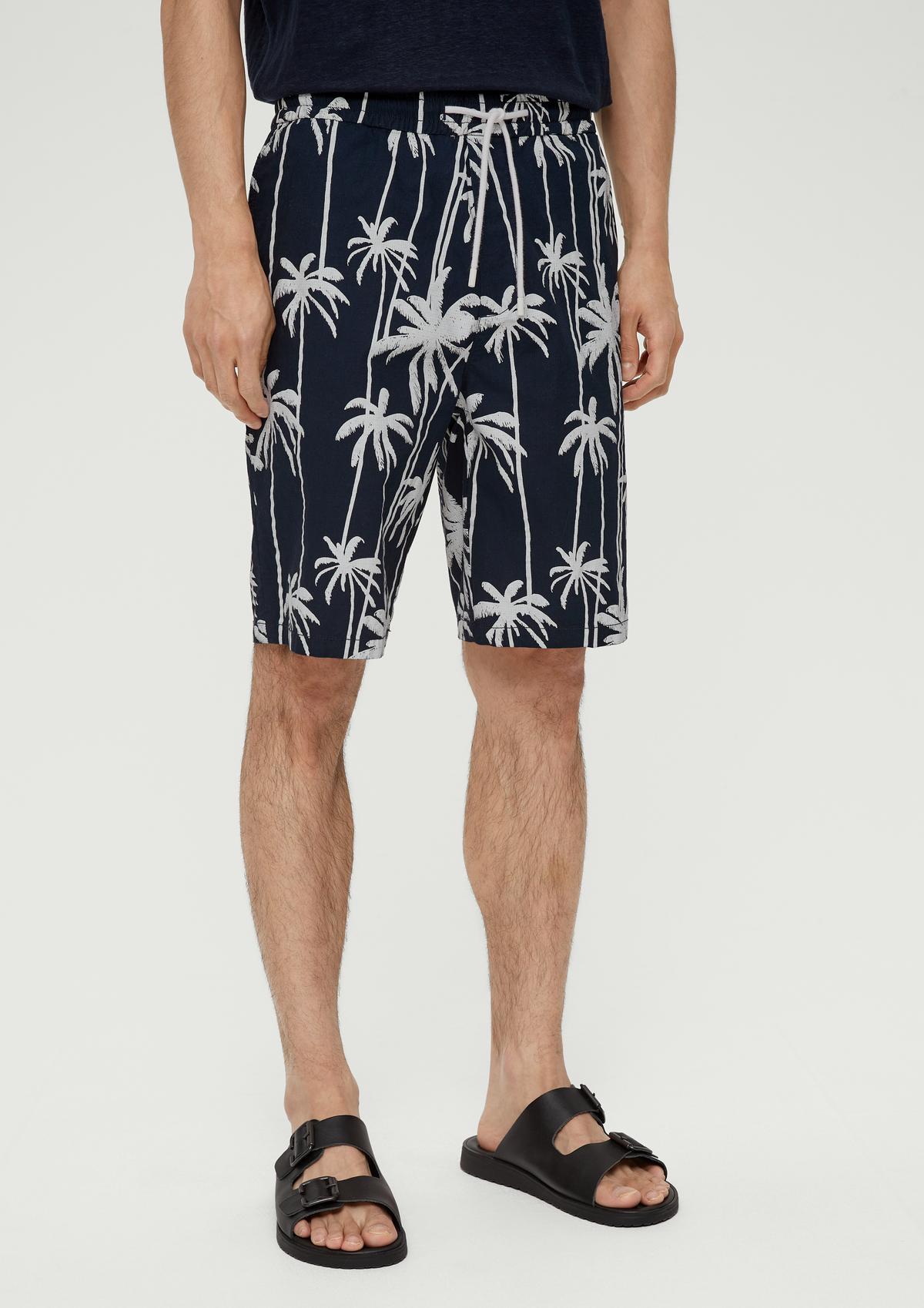 s.Oliver Relaxed: Jogger mit All-over-Print