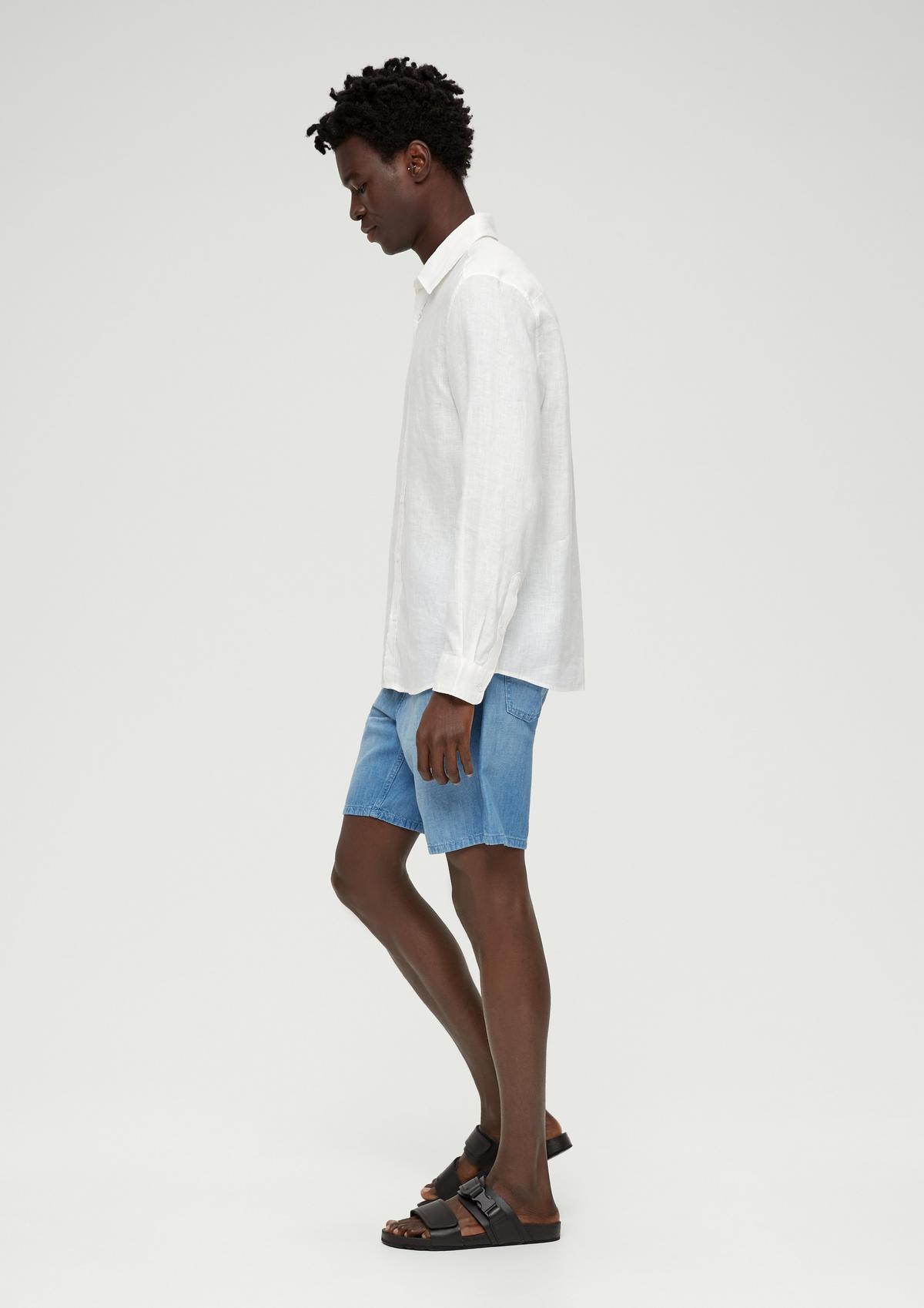 s.Oliver Relaxed fit: linen blend shorts