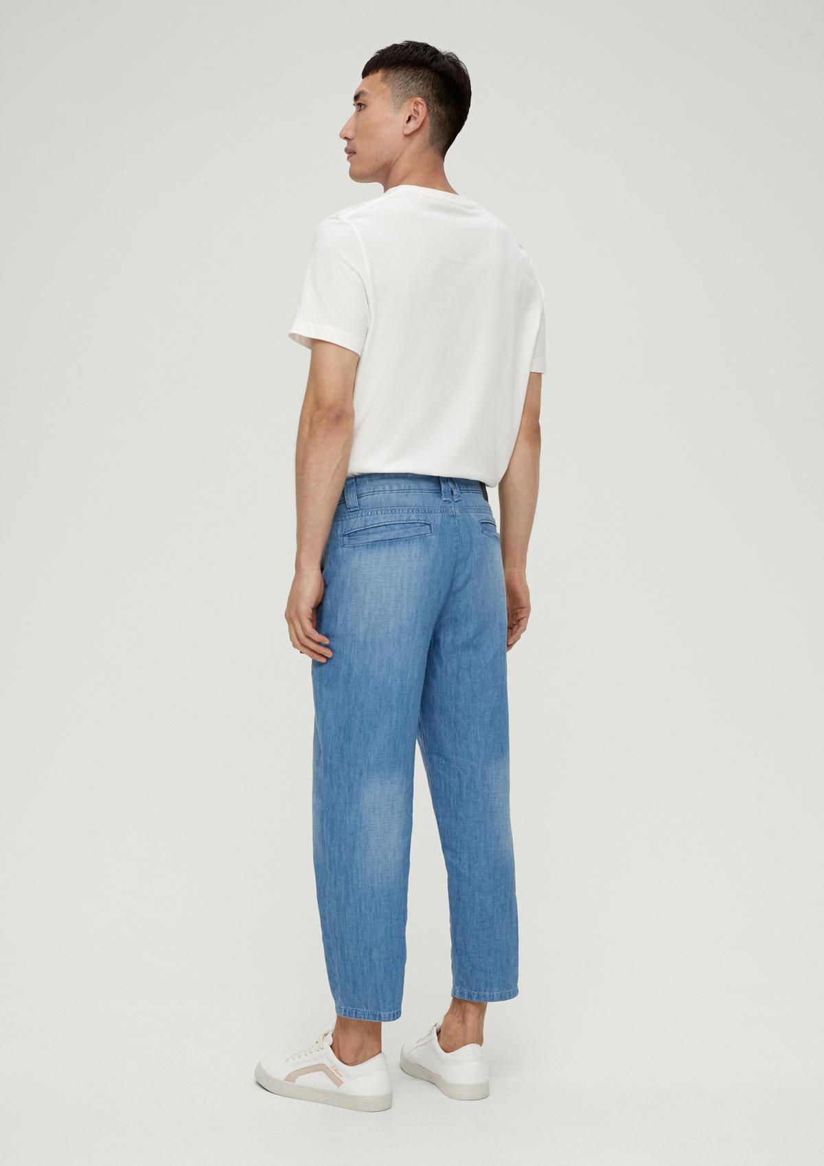 s.Oliver Relaxed fit: blended linen jeans