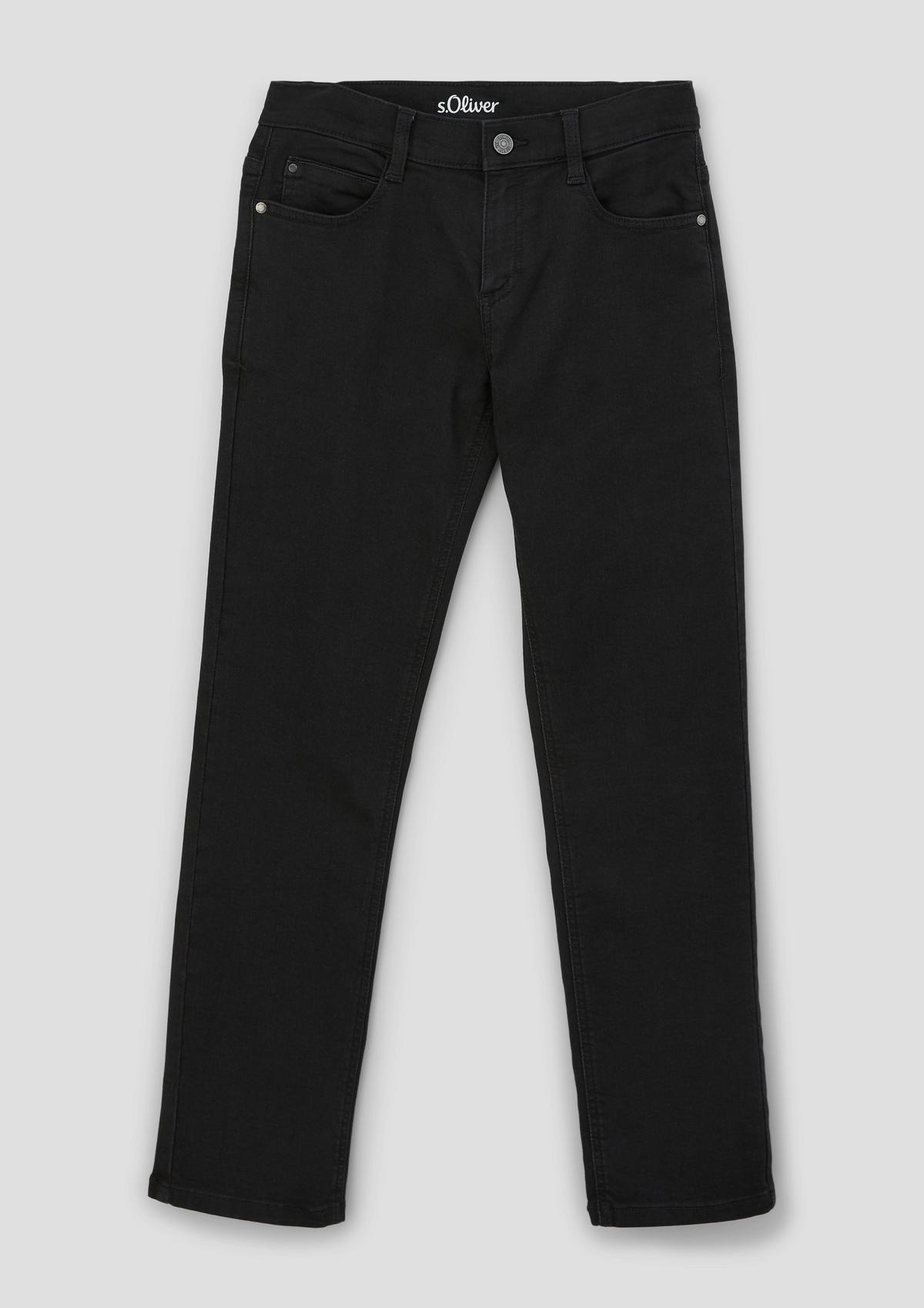 s.Oliver Pete jeans / regular fit / mid rise / slim leg / dobby denim