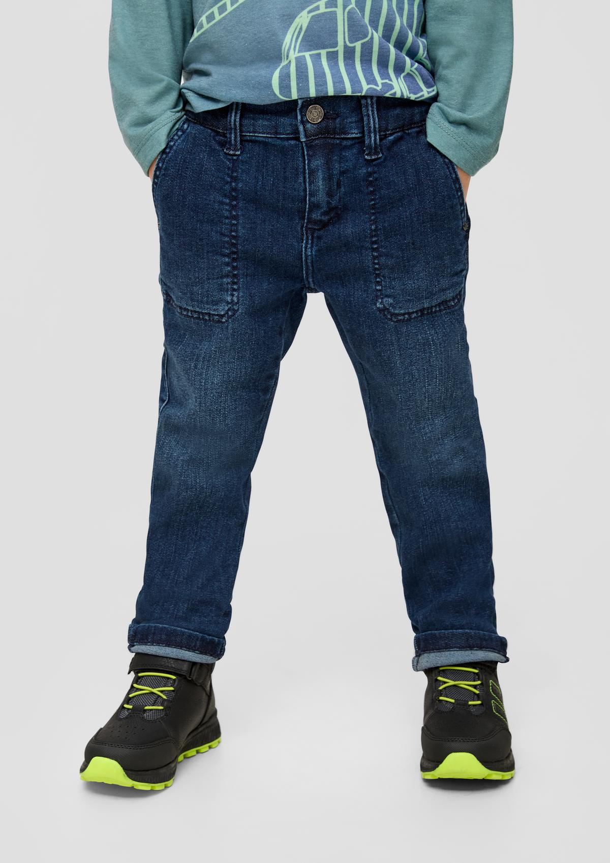 Pelle: jeans met verstelbare band