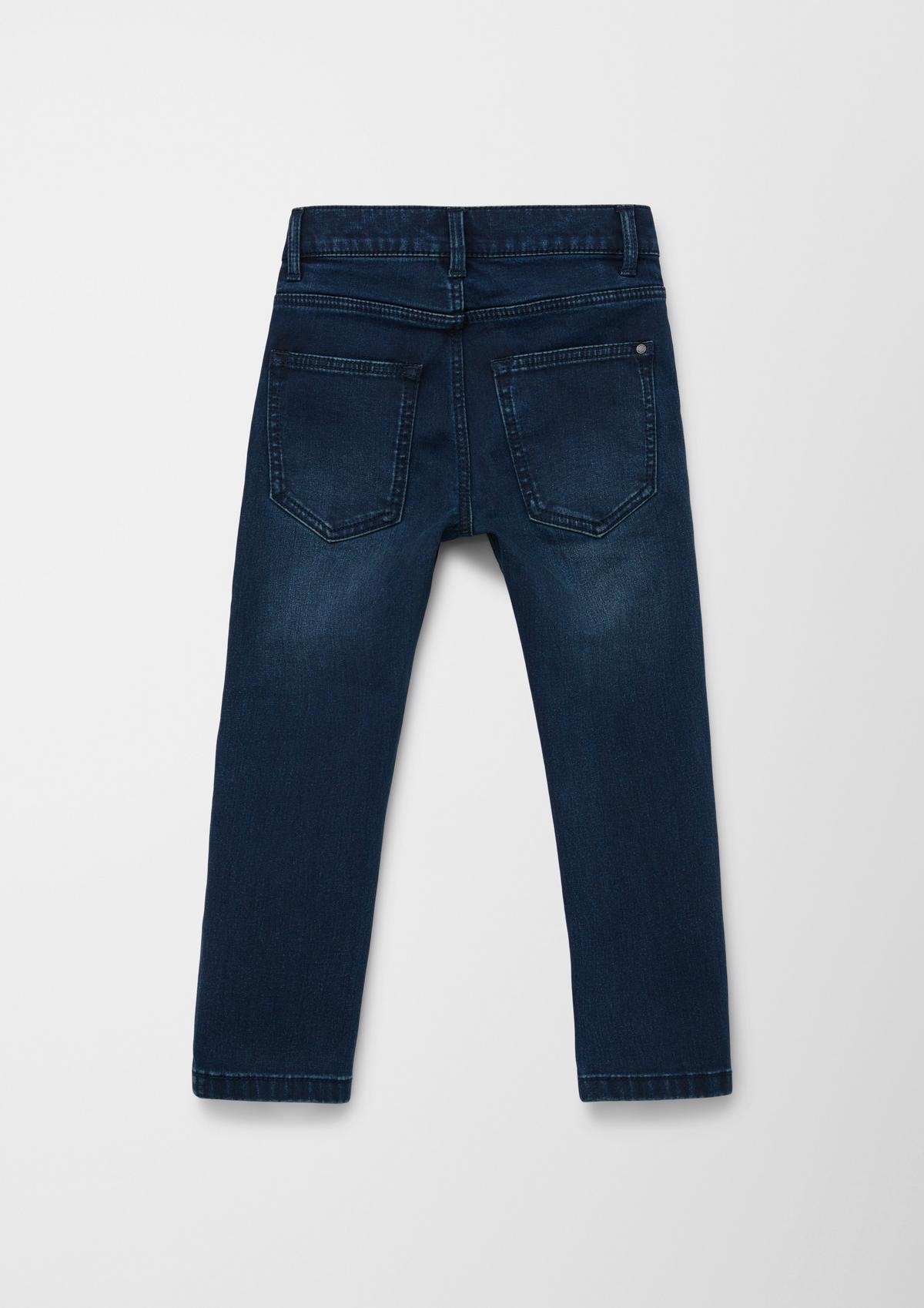 s.Oliver Jeans Pelle / Regular Fit / Mid Rise / Straight Leg / Used-Look