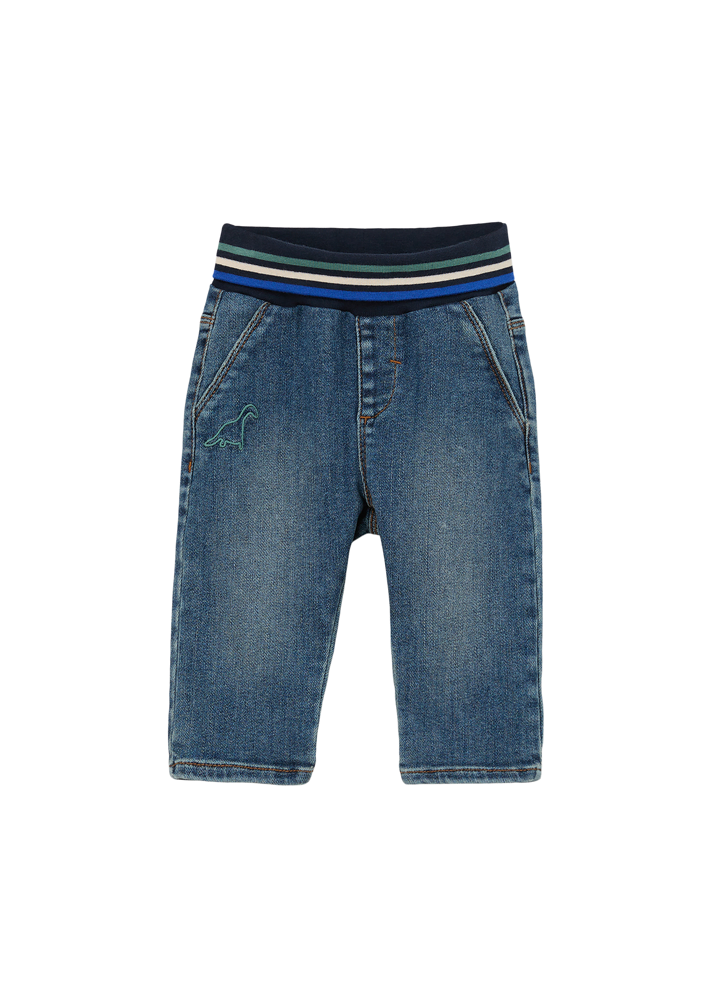 s.Oliver - Jeans / Regular Fit / Mid Rise / Straight Leg, Babys, blau
