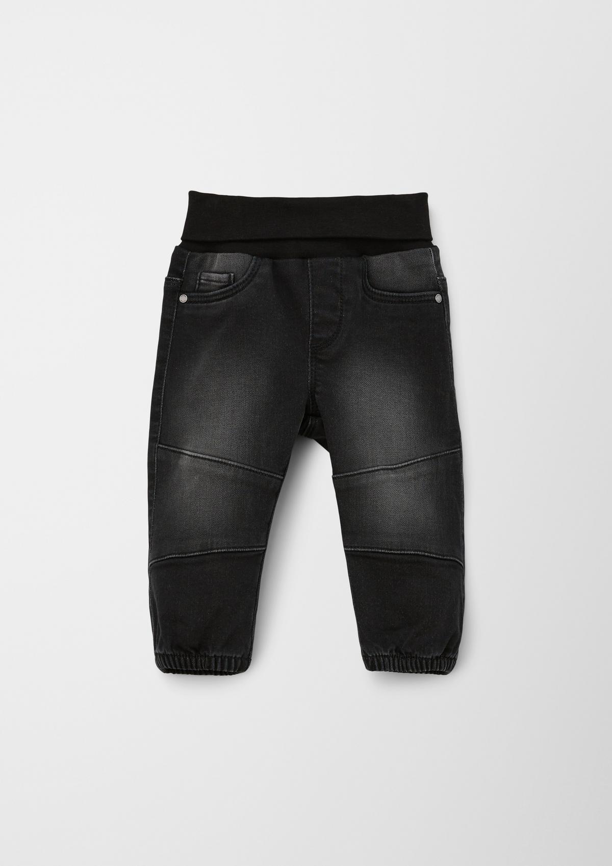 s.Oliver Jeans hlače/kroj Regular Fit/Straight Leg/obrabljen videz