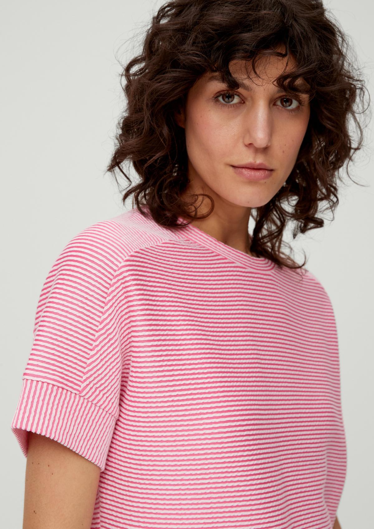s.Oliver Top with a jacquard pattern