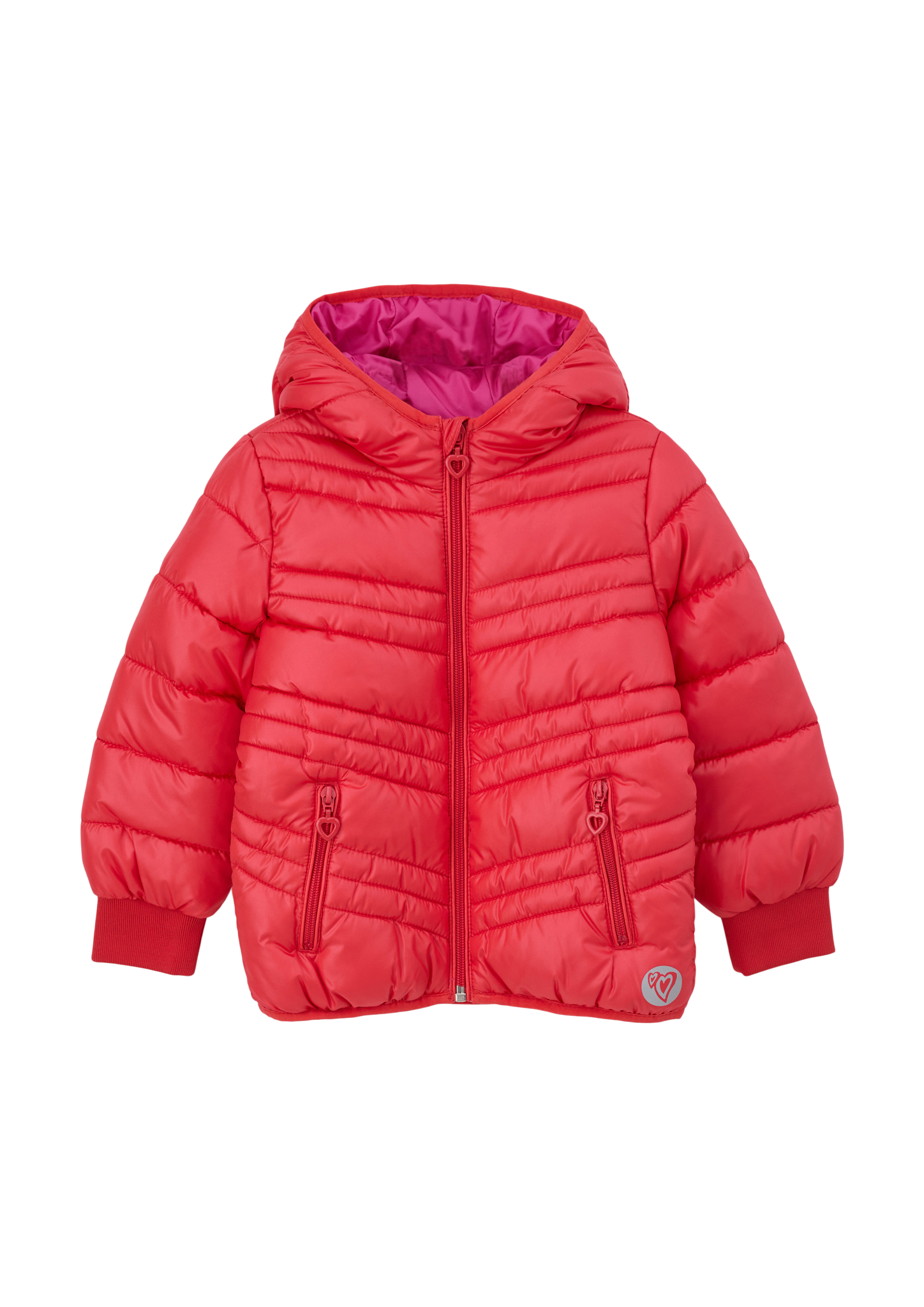 s.Oliver - Steppjacke mit Print-Details, Kinder, rot