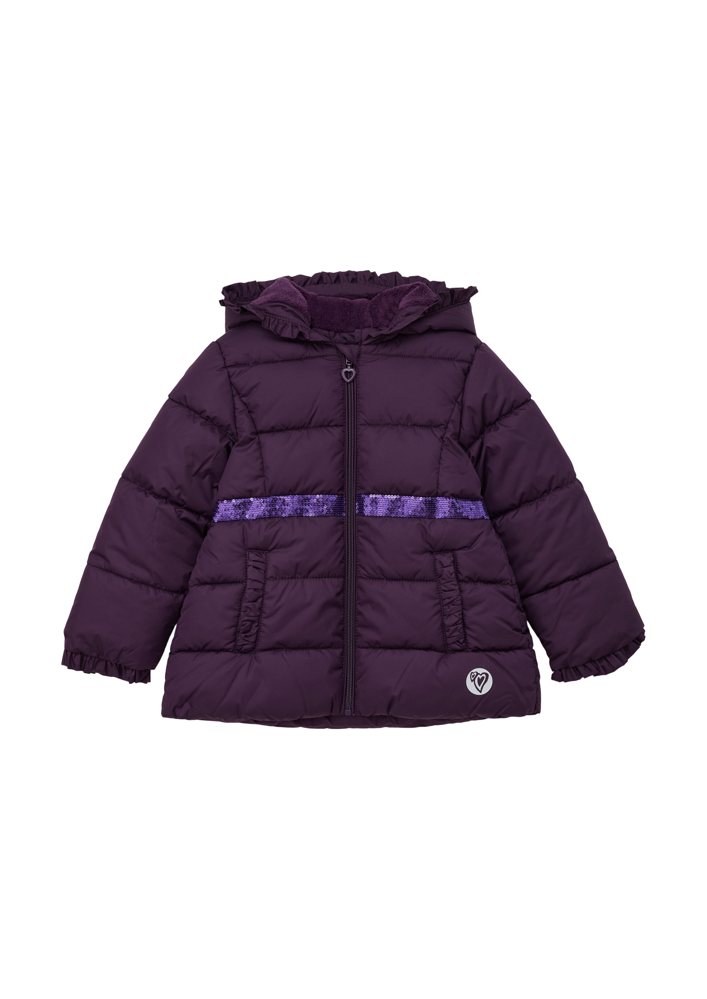 s.Oliver - Steppjacke mit Pailletten, Kinder, lila