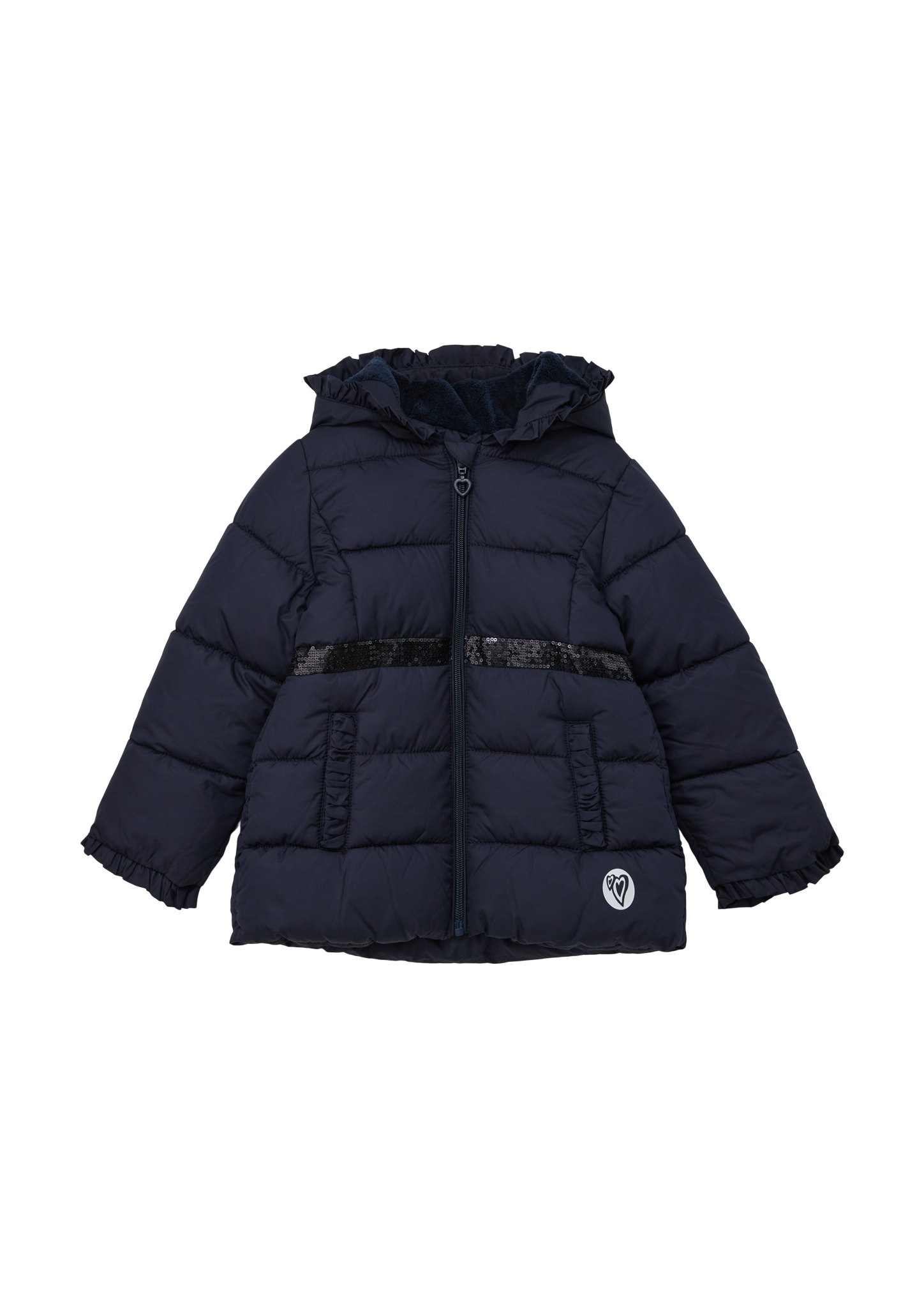 s.Oliver - Steppjacke mit Pailletten, Kinder, blau