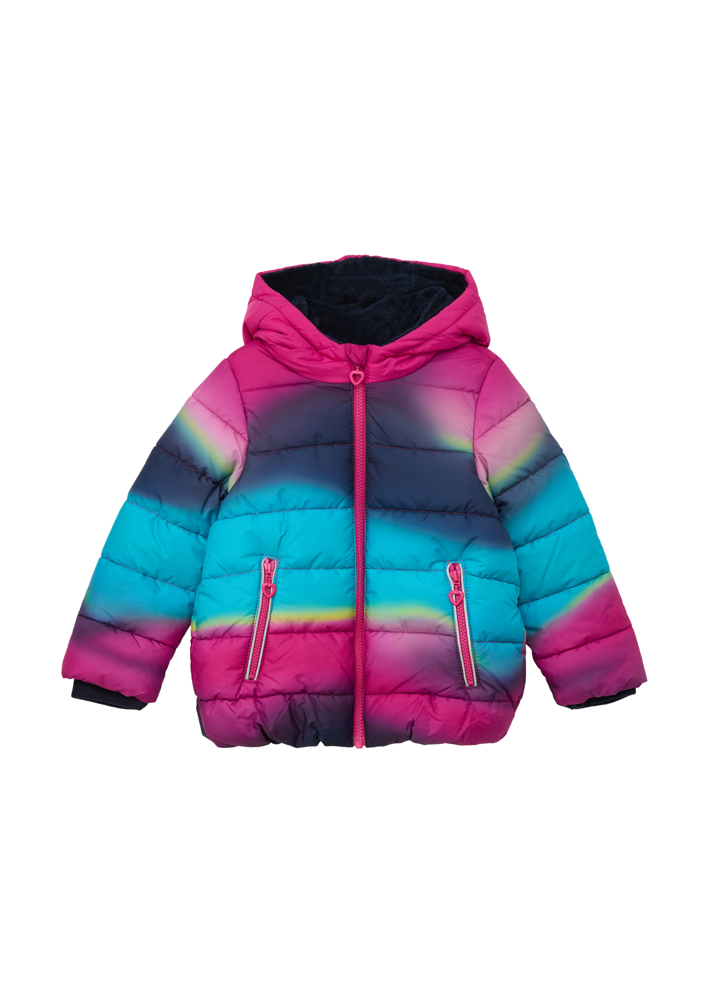 s.Oliver - Steppjacke mit reflektierendem Print, Kinder, mehrfarbig