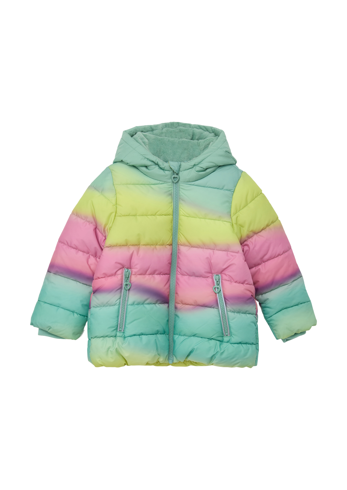 s.Oliver - Steppjacke mit reflektierendem Print, Kinder, grün