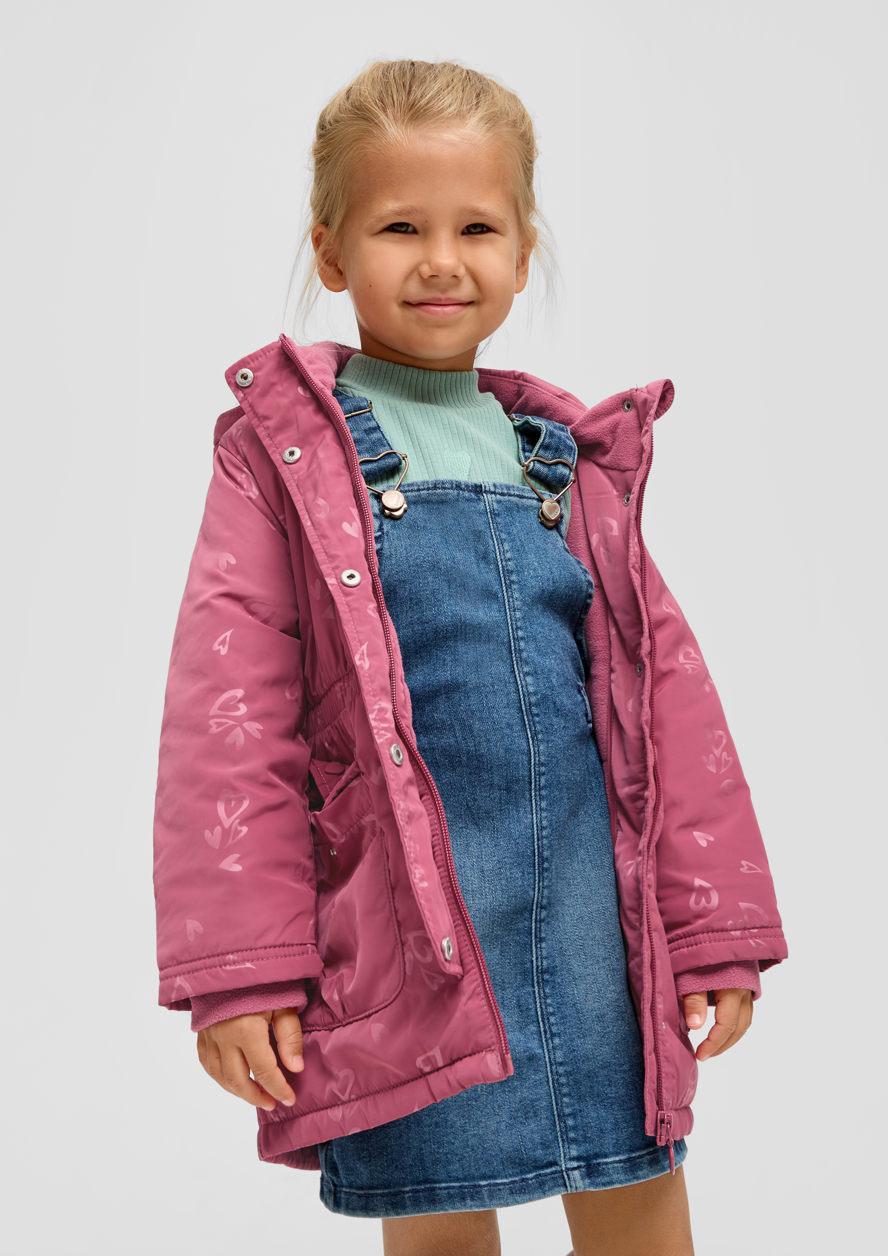 Kinder Winterjacke S.Oliver Mädchen Steppmantel Mit Kapuze - Wintermantel Für Mädchen Steppmantel Mit Kapuze Mädchen