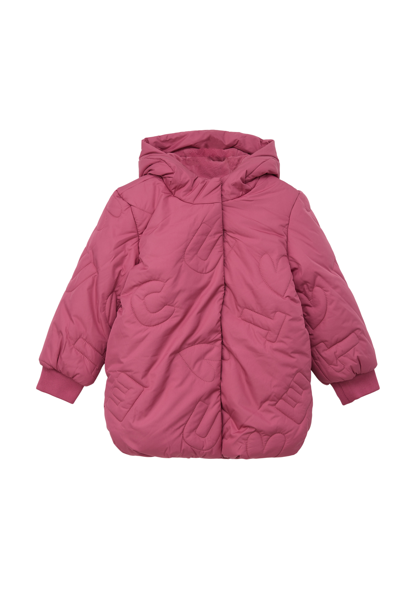 s.Oliver - Lange Jacke mit Steppung, Kinder, Rosa