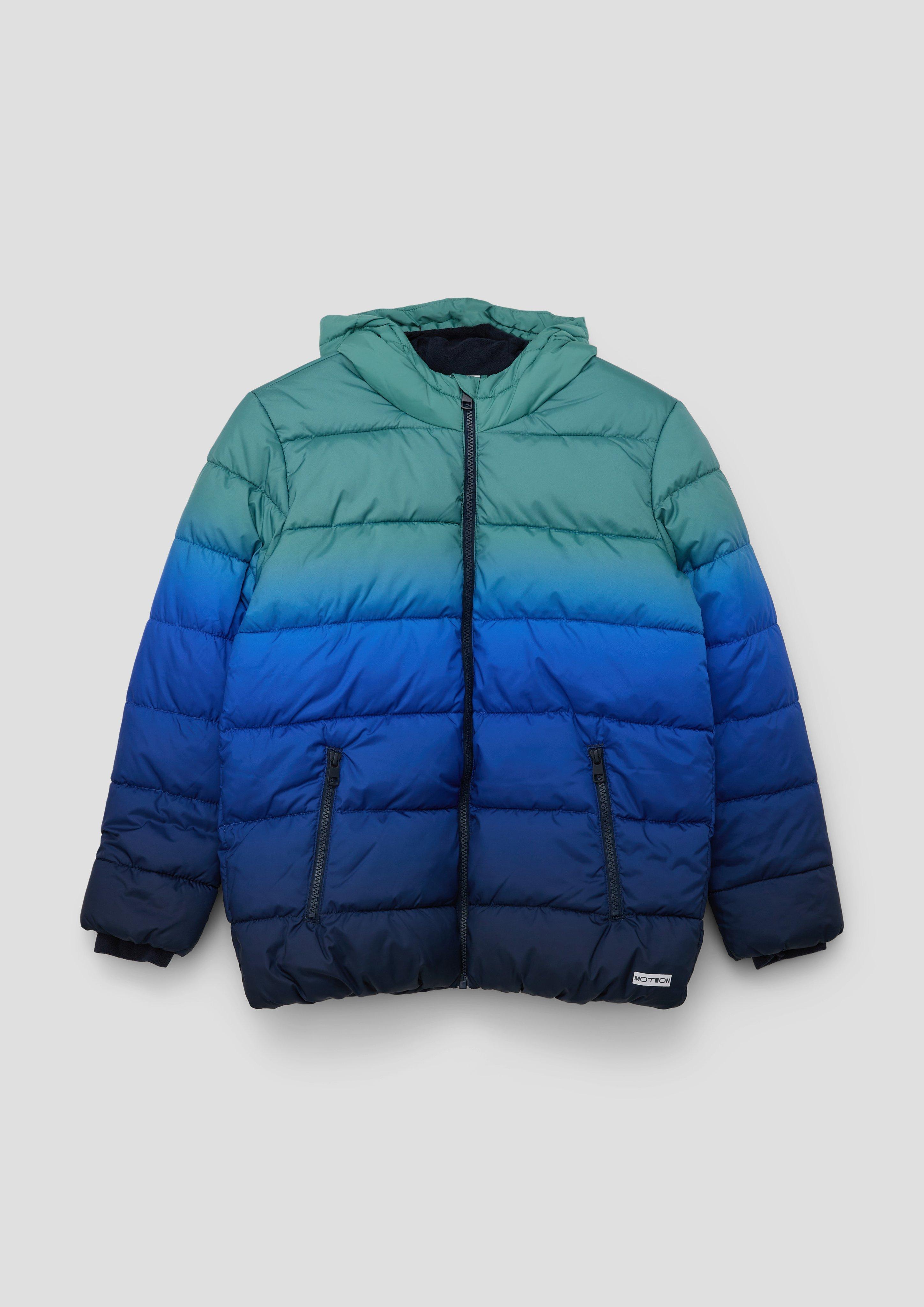 Quilted jacket with colour graduation - navy | s.Oliver