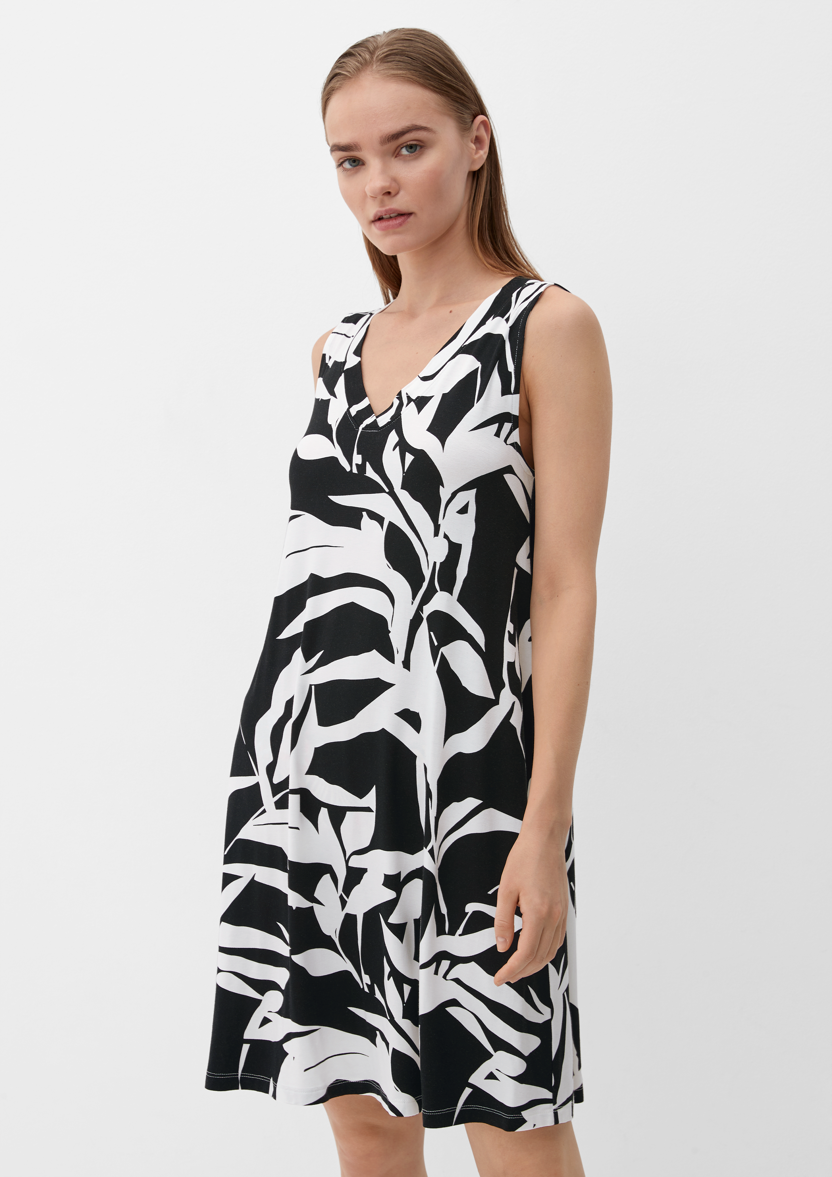 Jersey print outlet dress