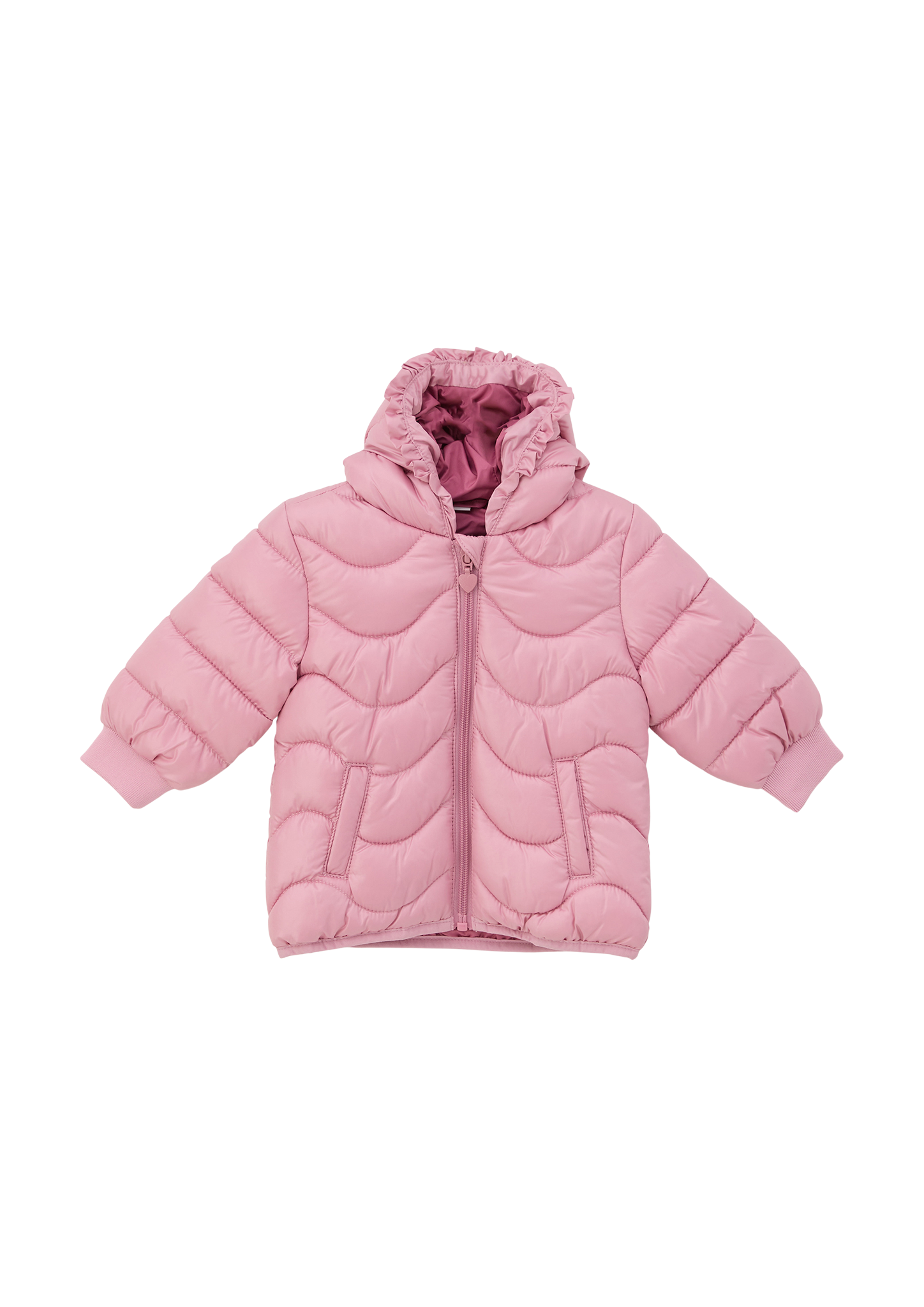 s.Oliver - Steppjacke mit gerüschter Kapuze, Babys, Rosa