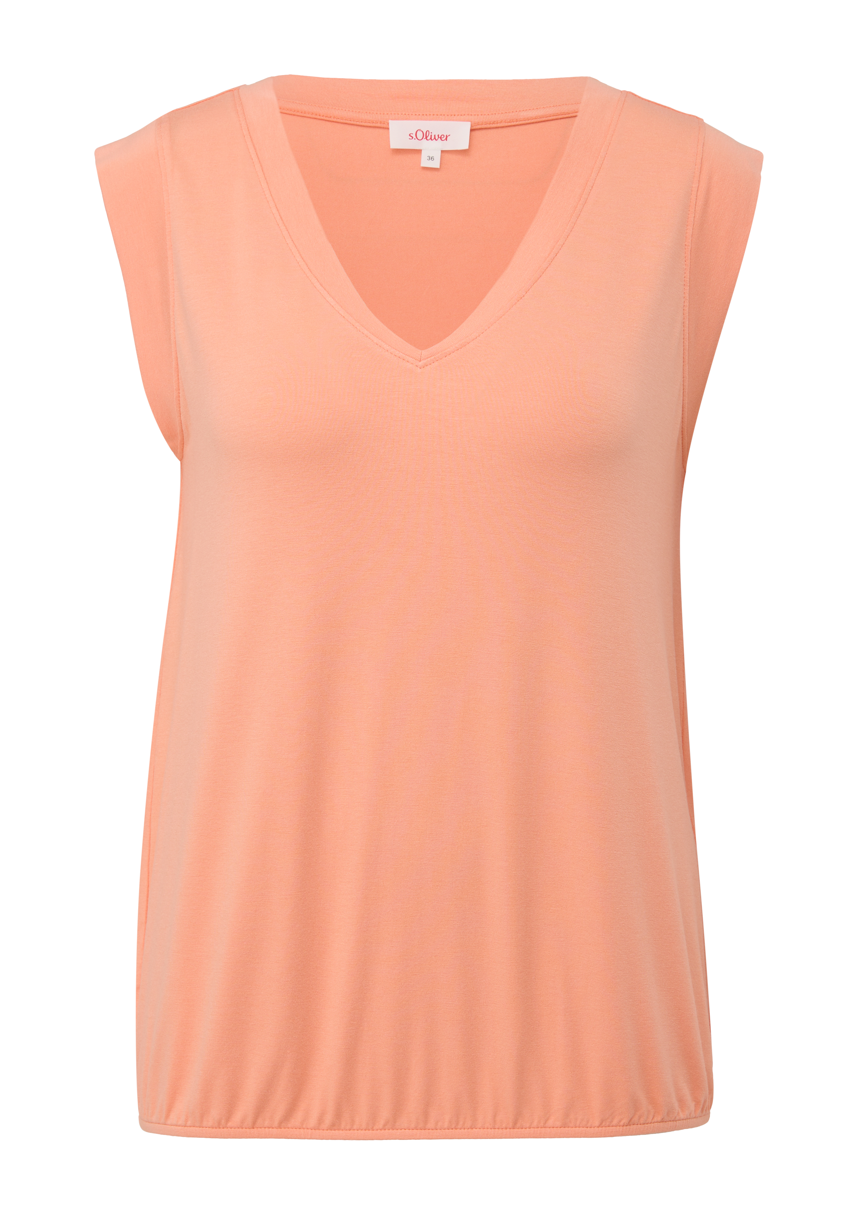 s.Oliver - Shirt in O-Shape, Damen, Orange