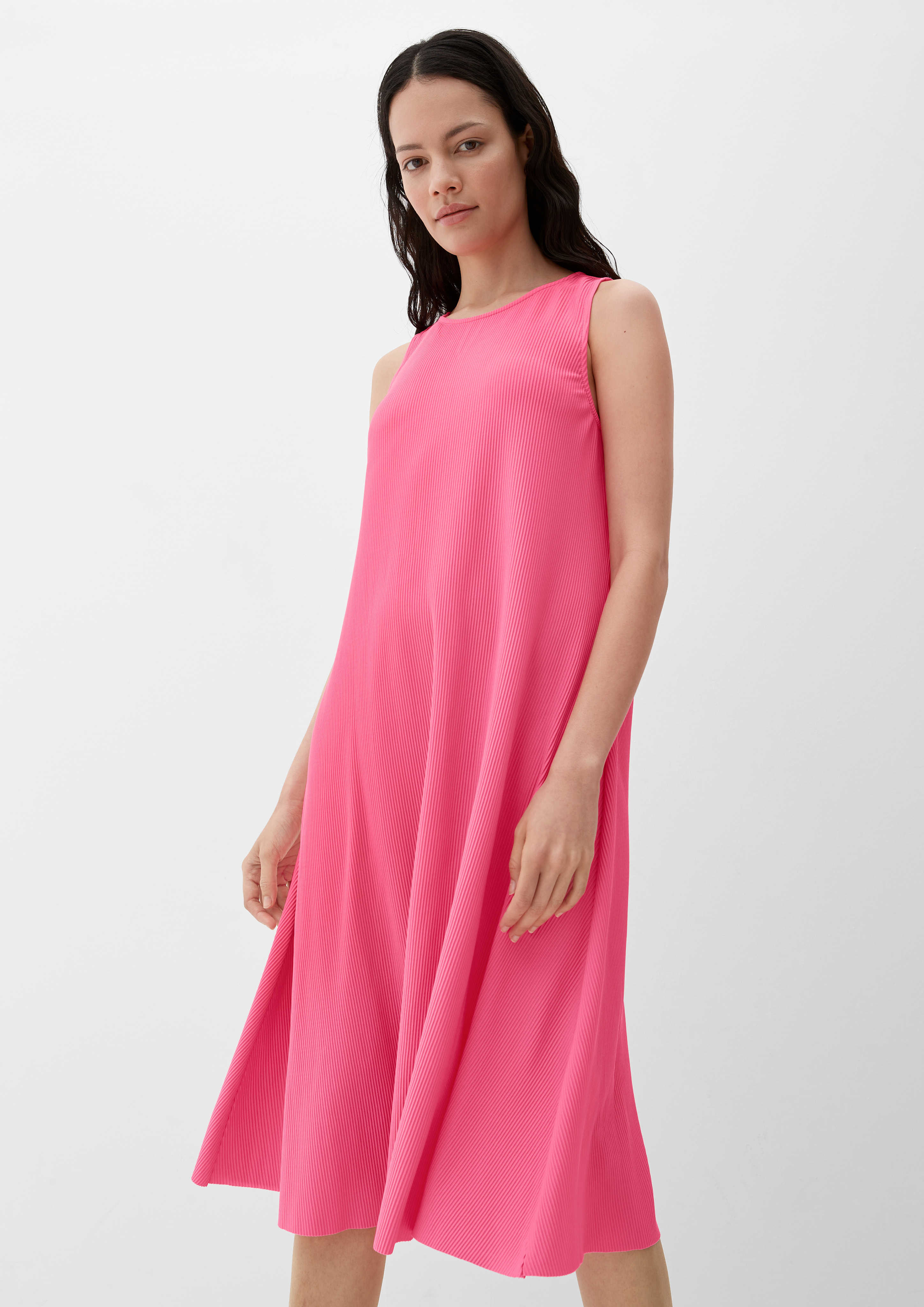 S.Oliver Junior Mädchenkleid Mit Pailletten – Statement-Print, Volants, Lässiger Look